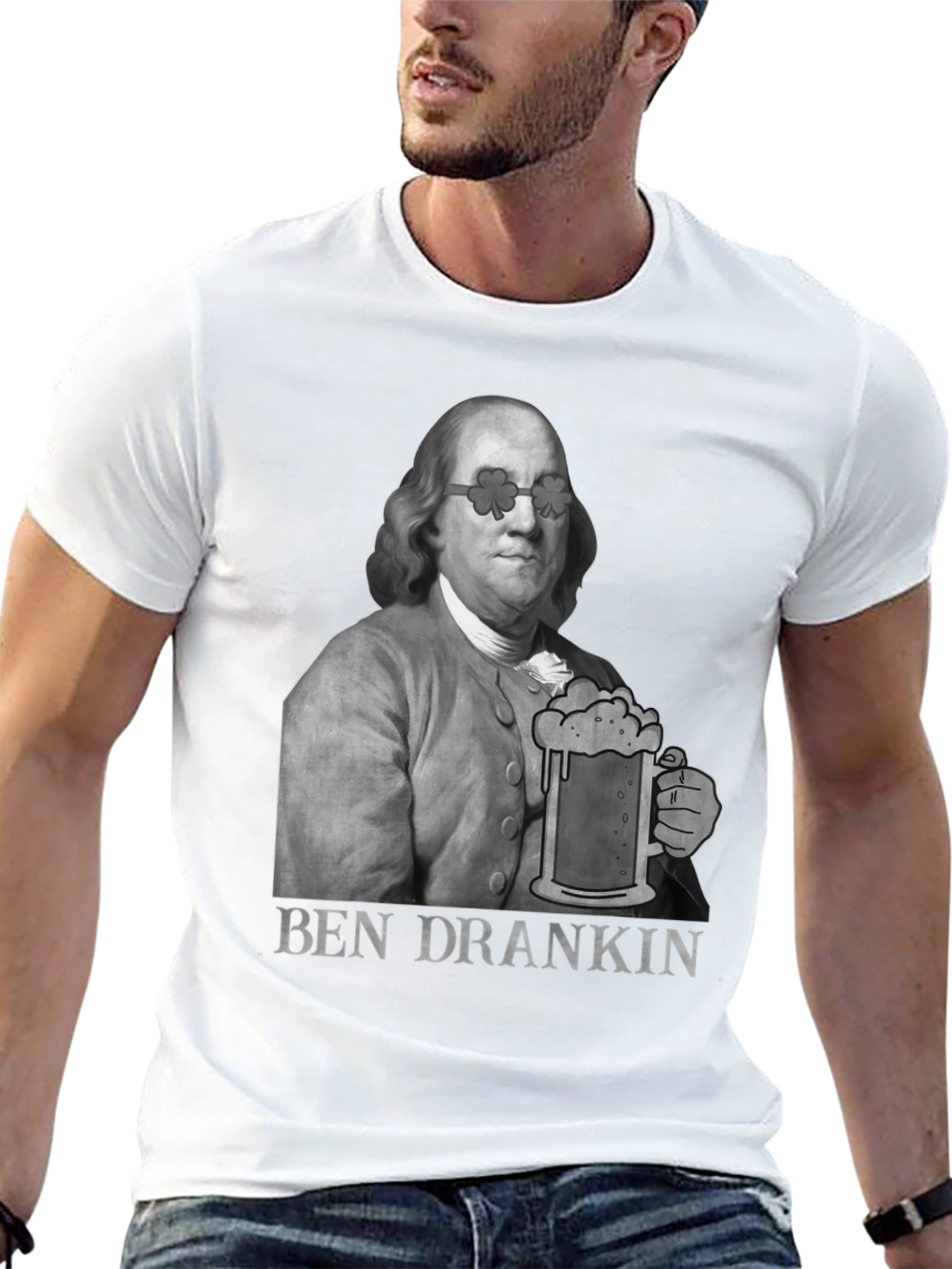 Ben Drankin T-Shirt: St. Patricks Day Drinking Tee