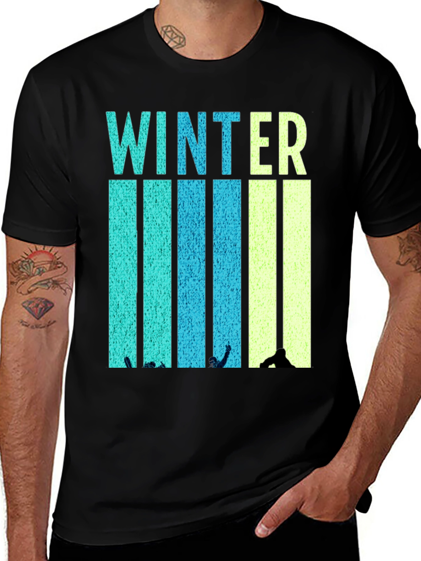 Winter Retro Style T-Shirt
