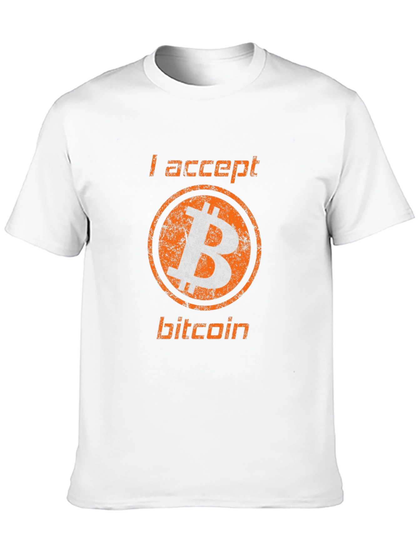 I Accept Bitcoin T-Shirt - Crypto Currency Tee