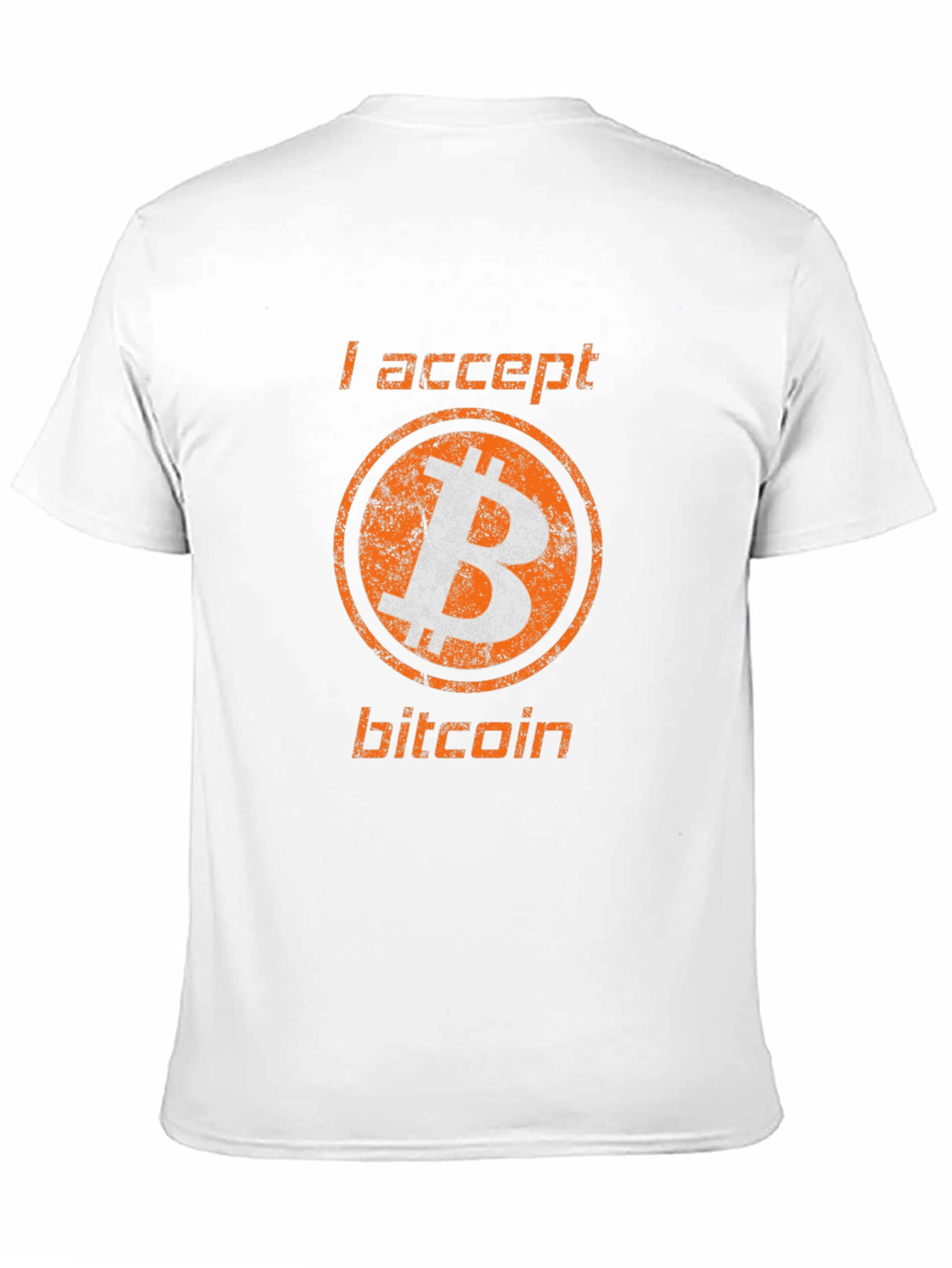 I Accept Bitcoin T-Shirt - Crypto Currency Tee