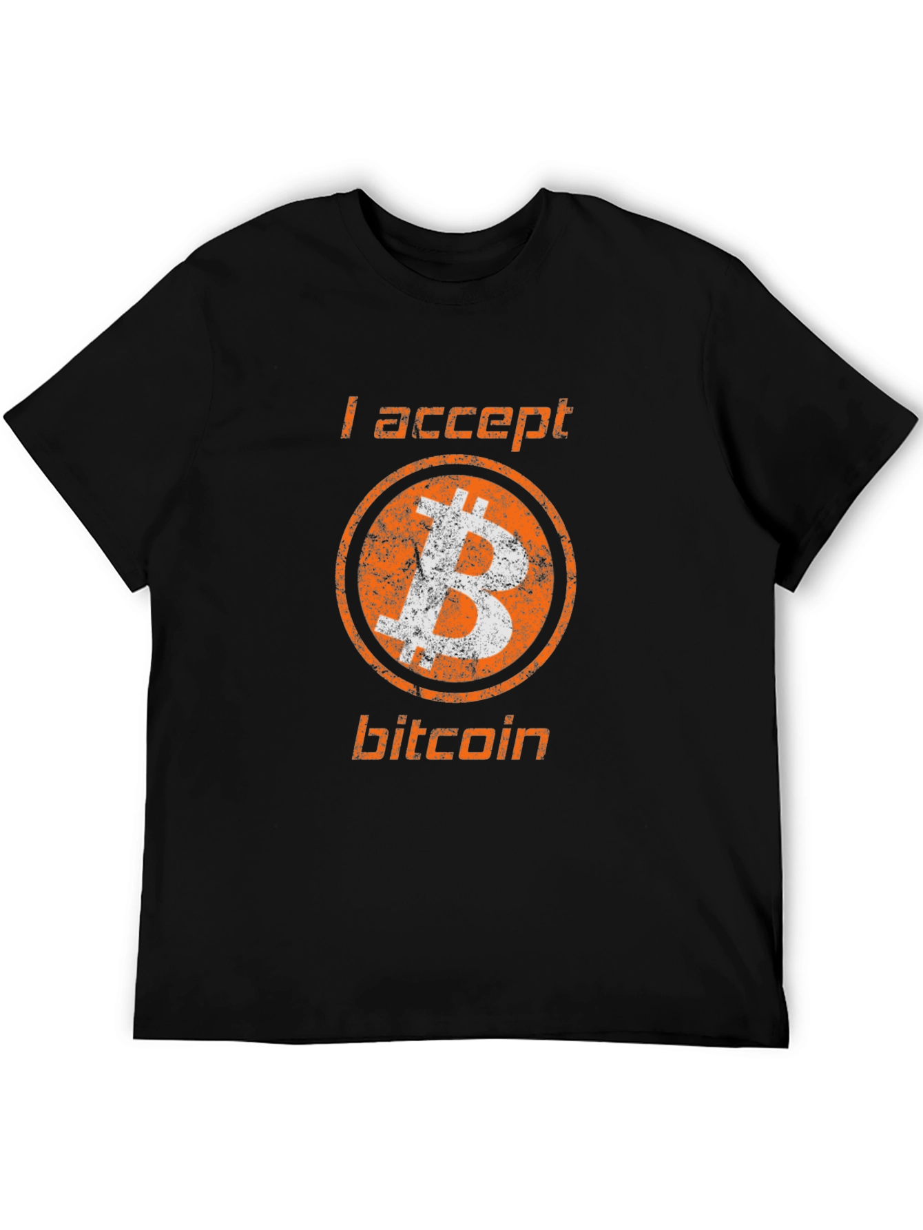 I Accept Bitcoin T-Shirt - Crypto Currency Tee