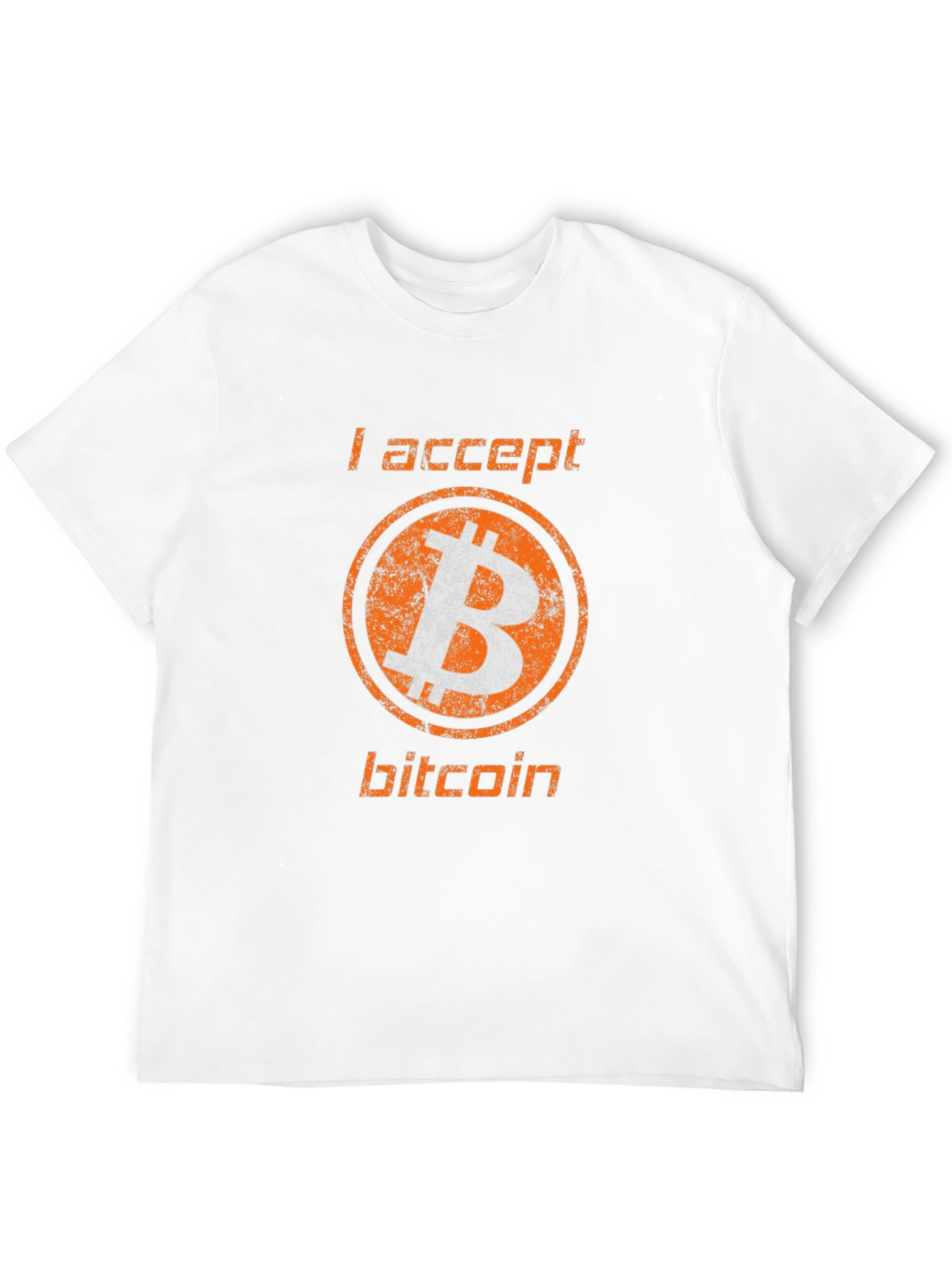 I Accept Bitcoin T-Shirt - Crypto Currency Tee