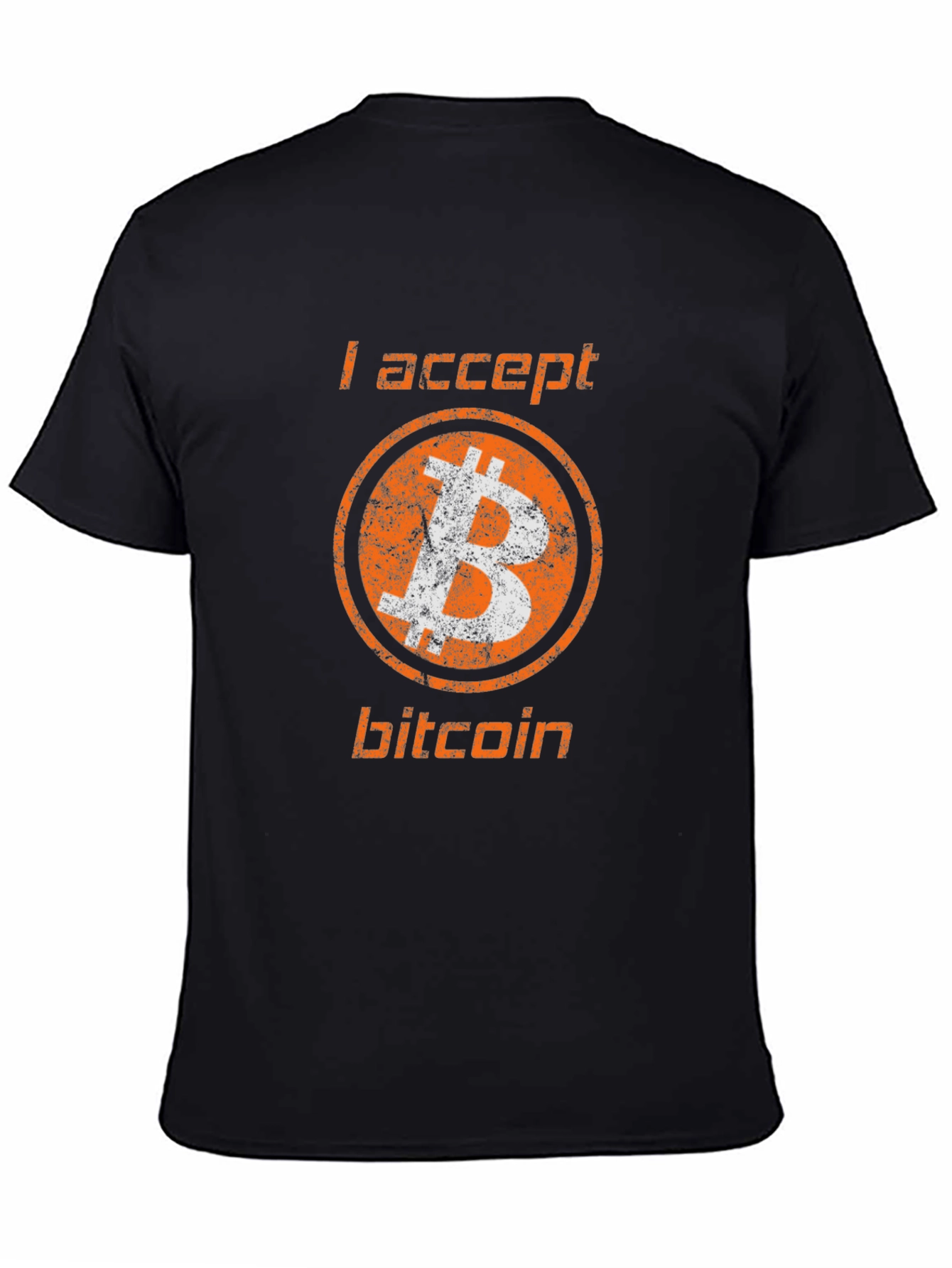I Accept Bitcoin T-Shirt - Crypto Currency Tee