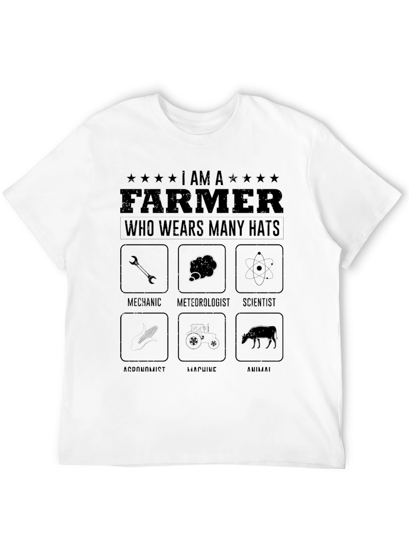 Farmer Multi-Role T-Shirt - Mechanic Scientist Agronomist
