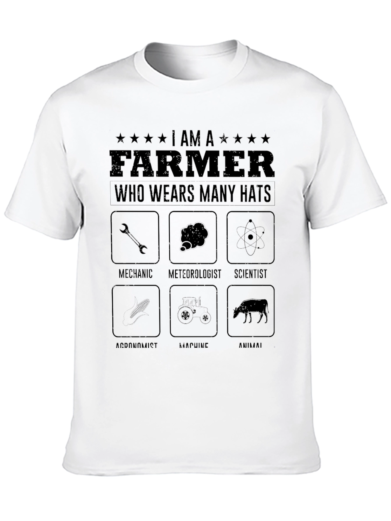 Farmer Multi-Role T-Shirt - Mechanic Scientist Agronomist