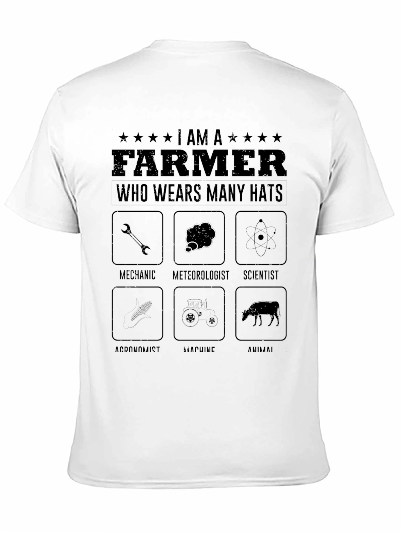 Farmer Multi-Role T-Shirt - Mechanic Scientist Agronomist