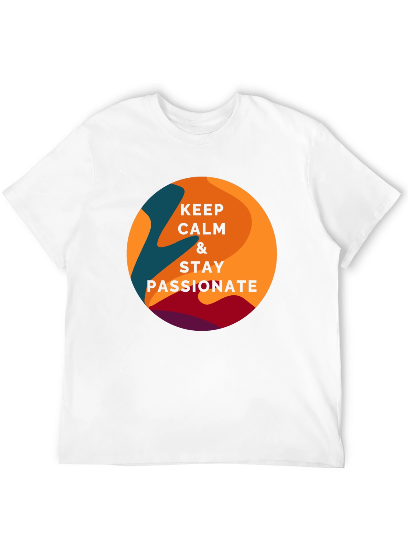 Keep Calm & Stay Passionate Graphic T-Shirt
