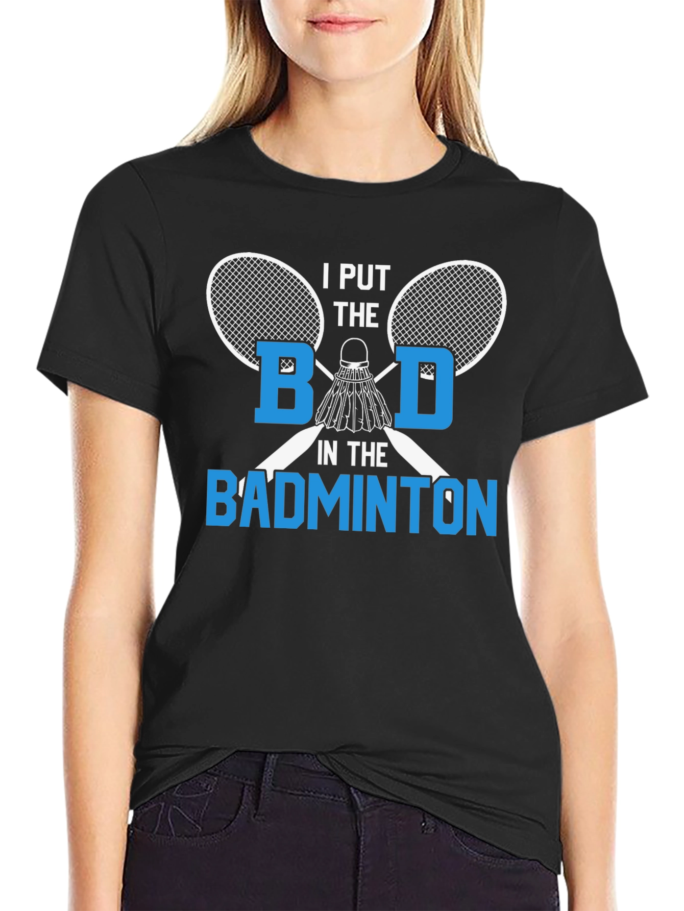 Funny Badminton T-Shirt for Sport Lovers