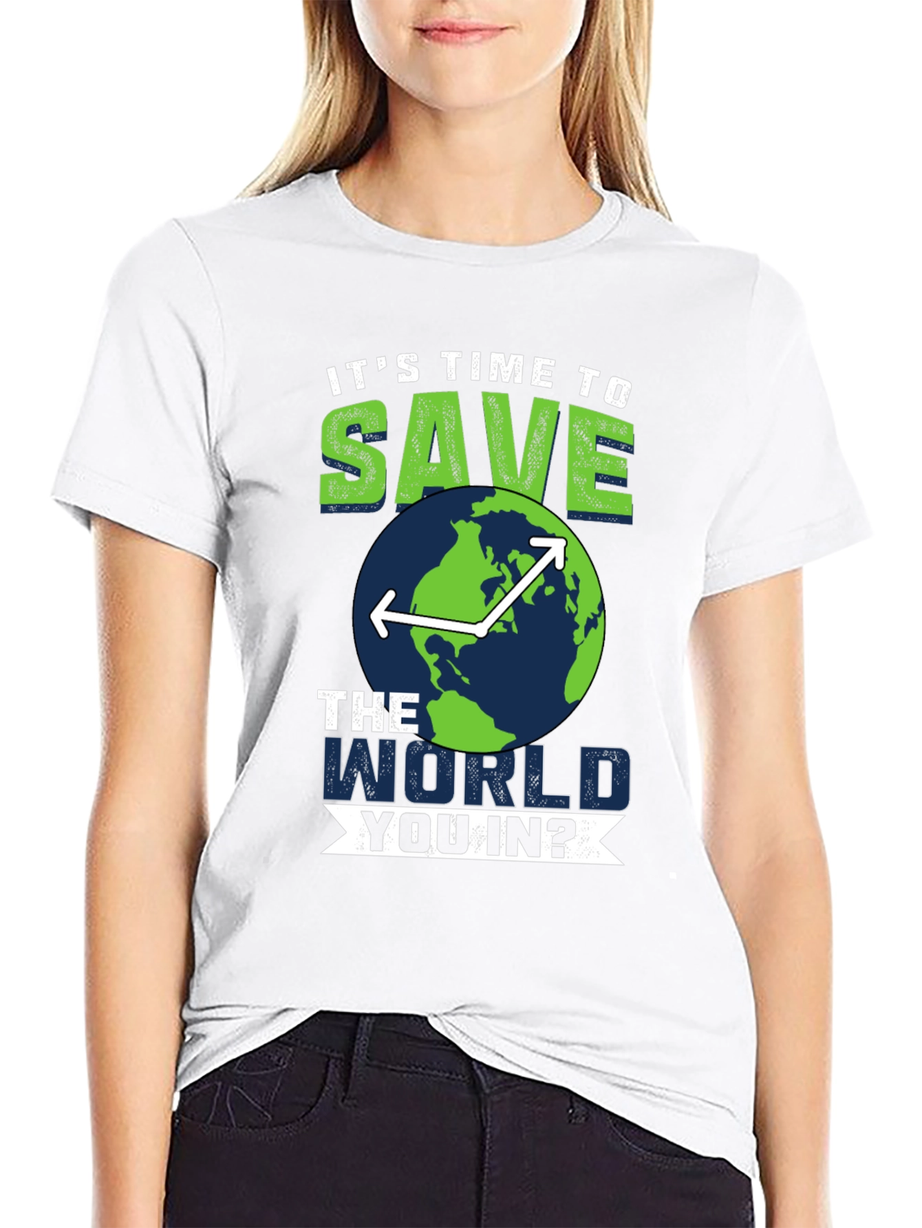 Save the World T-Shirt - Environmentally Conscious Tee