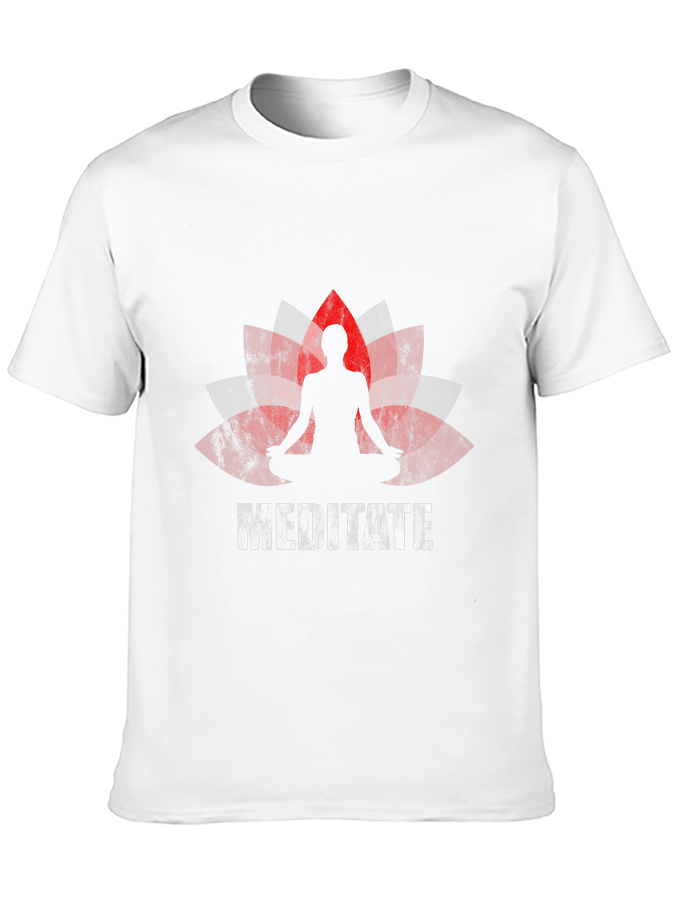 Meditate Lotus Graphic T-Shirt
