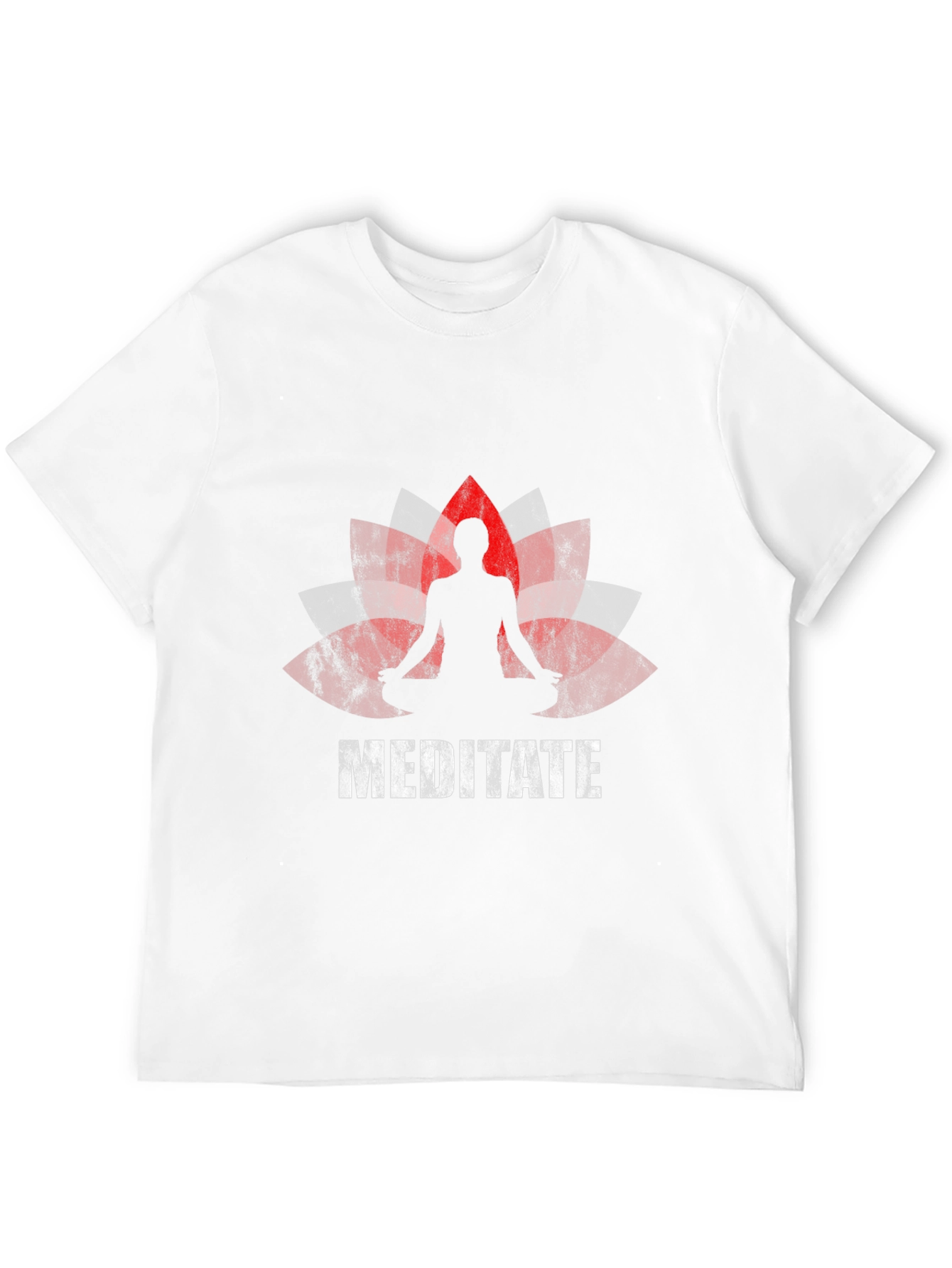 Meditate Lotus Graphic T-Shirt