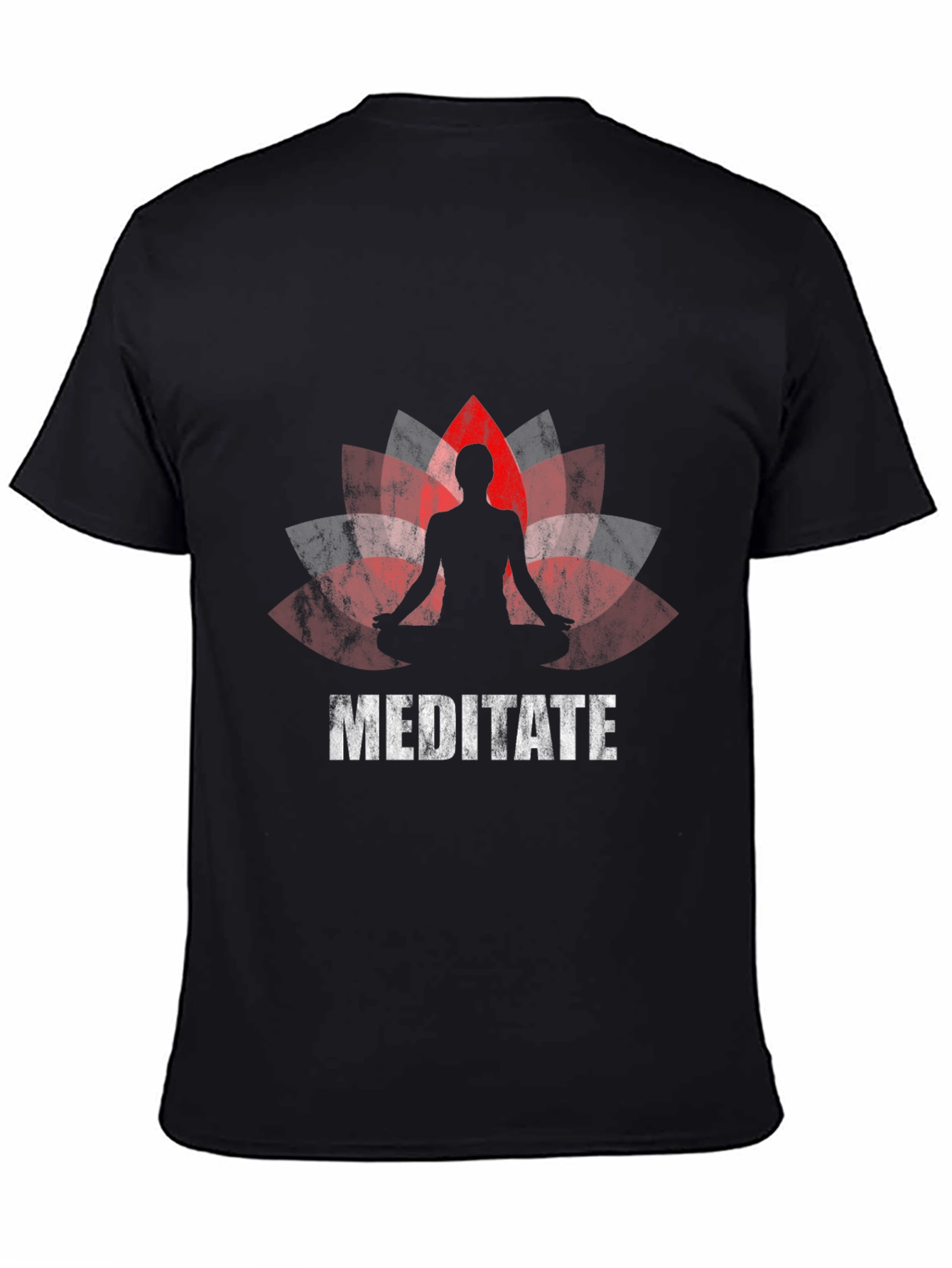 Meditate Lotus Graphic T-Shirt