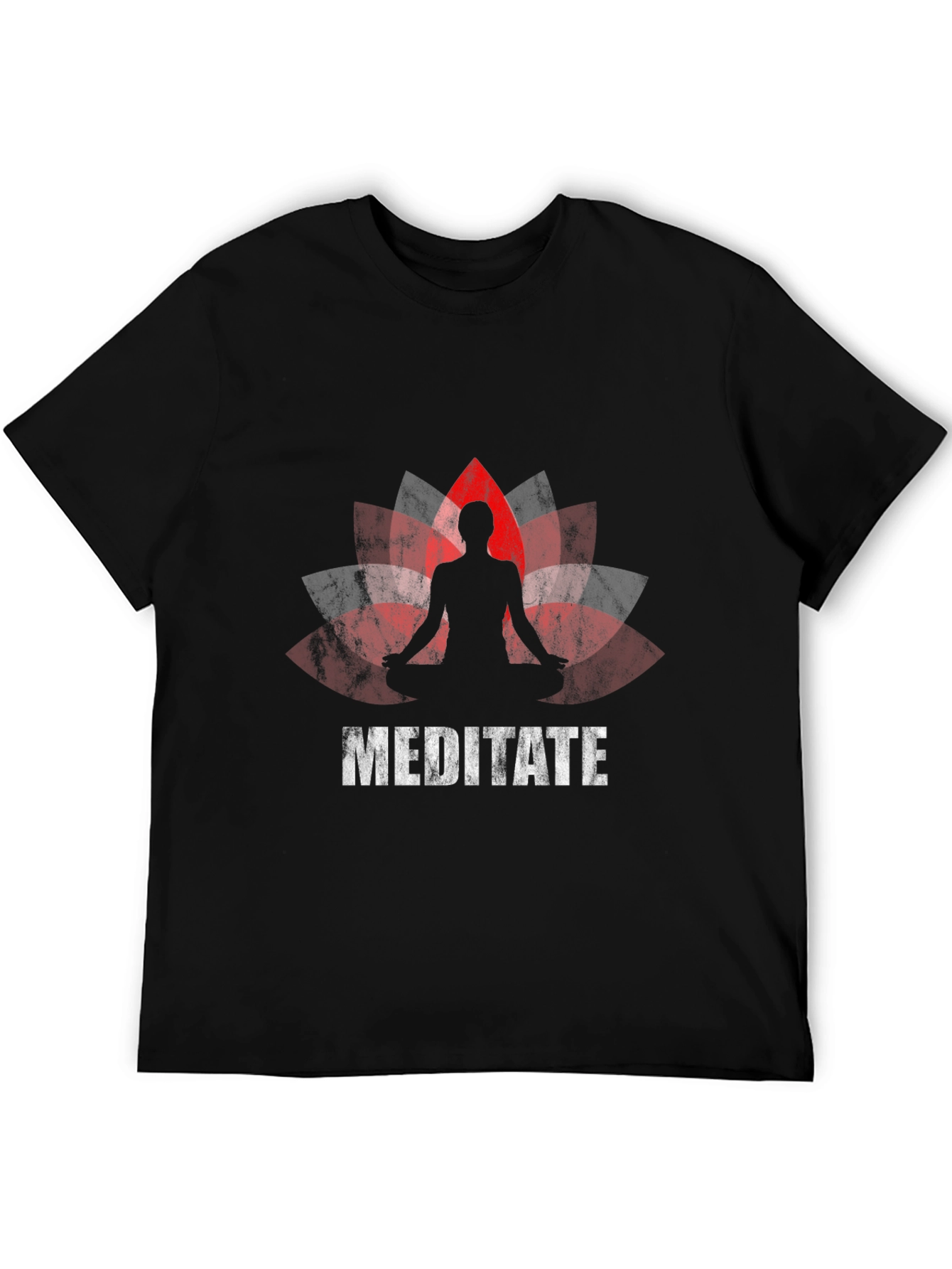 Meditate Lotus Graphic T-Shirt