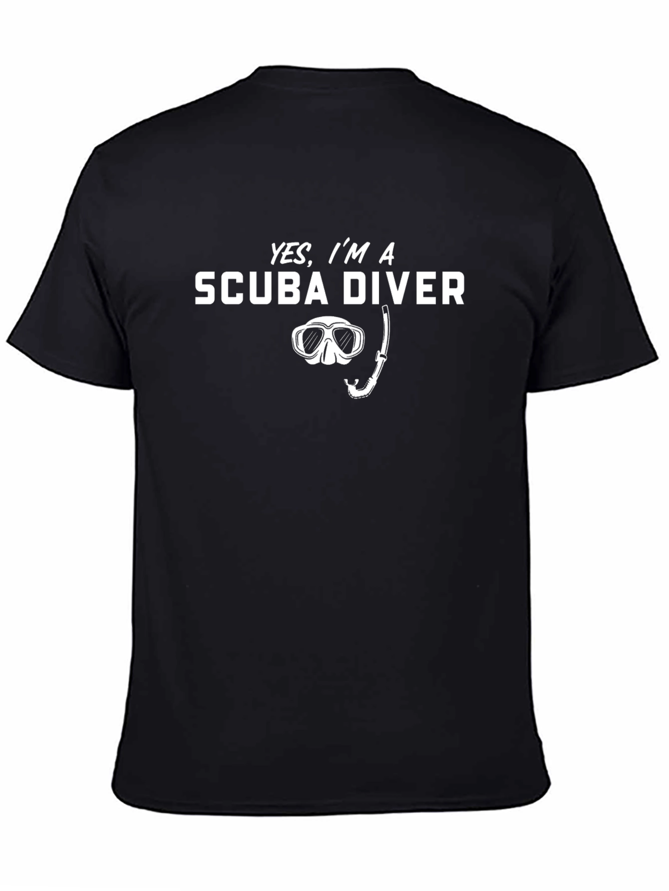Yes Im a Scuba Diver T-Shirt - Black Unisex