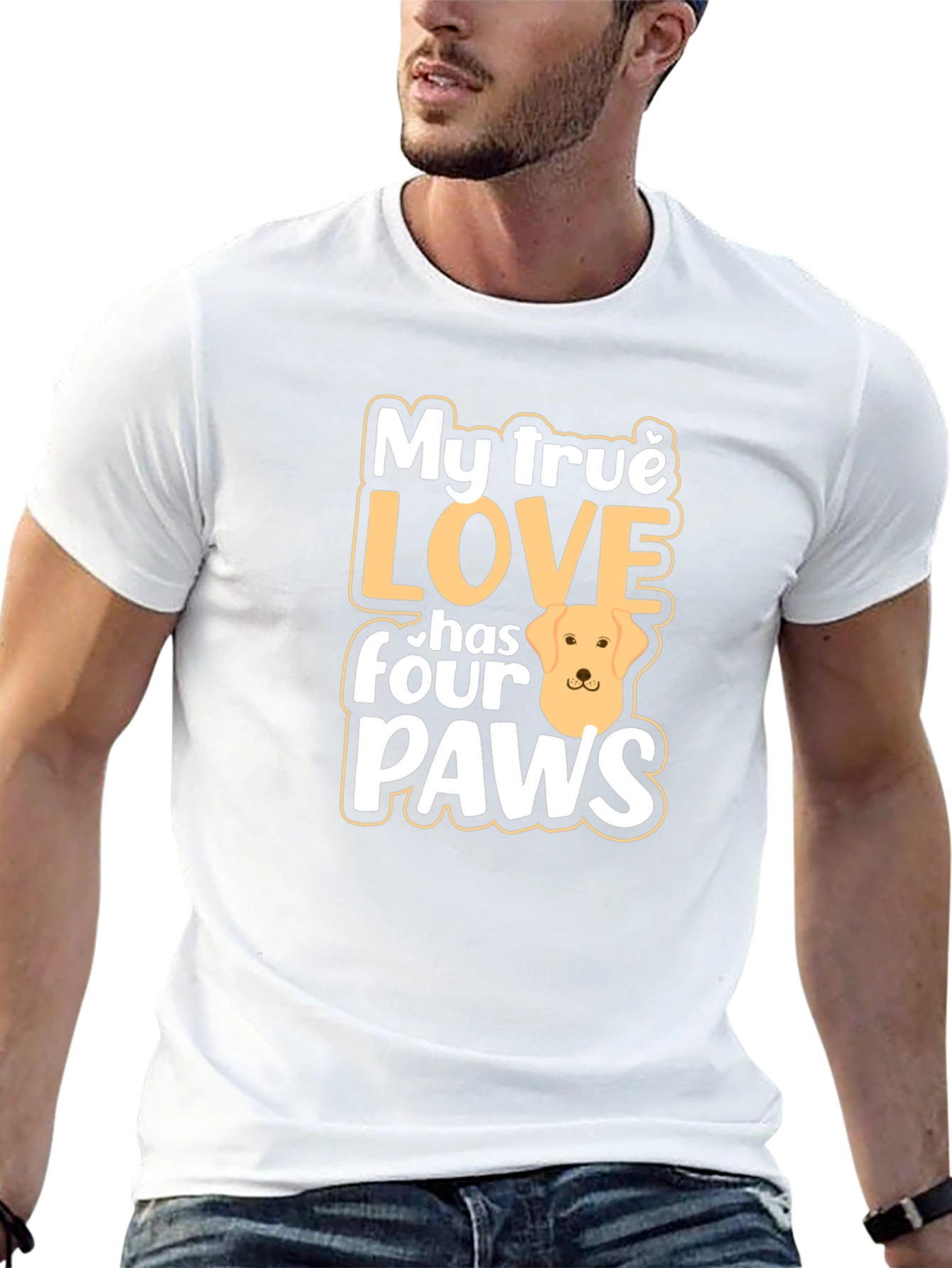 My True Love Dog Paws T-Shirt - Unisex