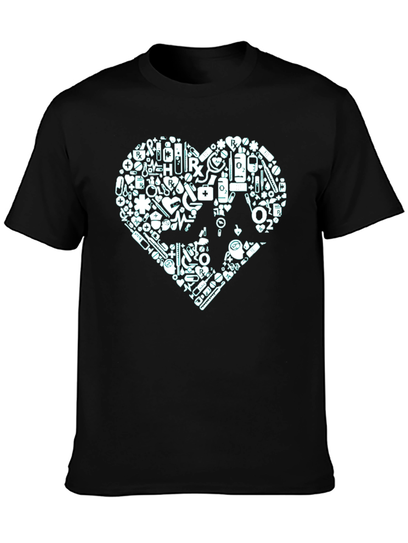 Medical Heart Graphic T-Shirt