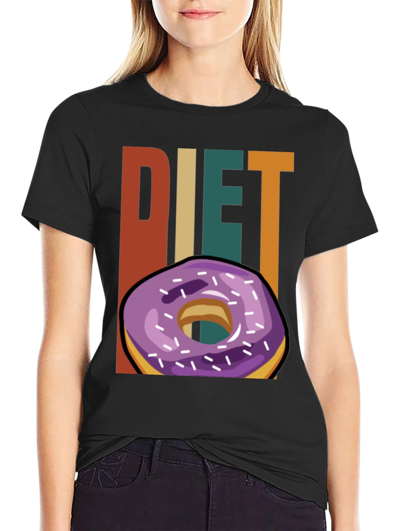 Diet Donut Funny Graphic Tee