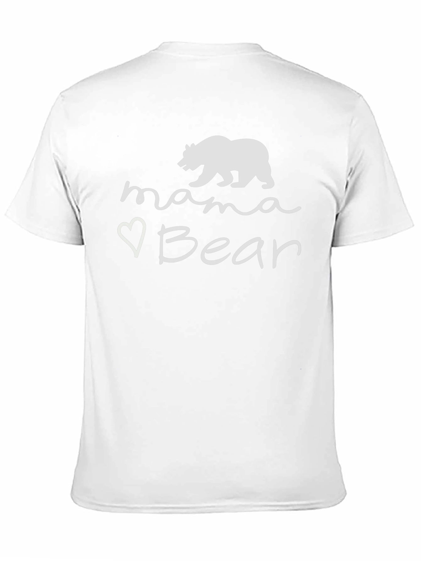 Mama Bear Graphic Tee -  Comfortable Black T-Shirt