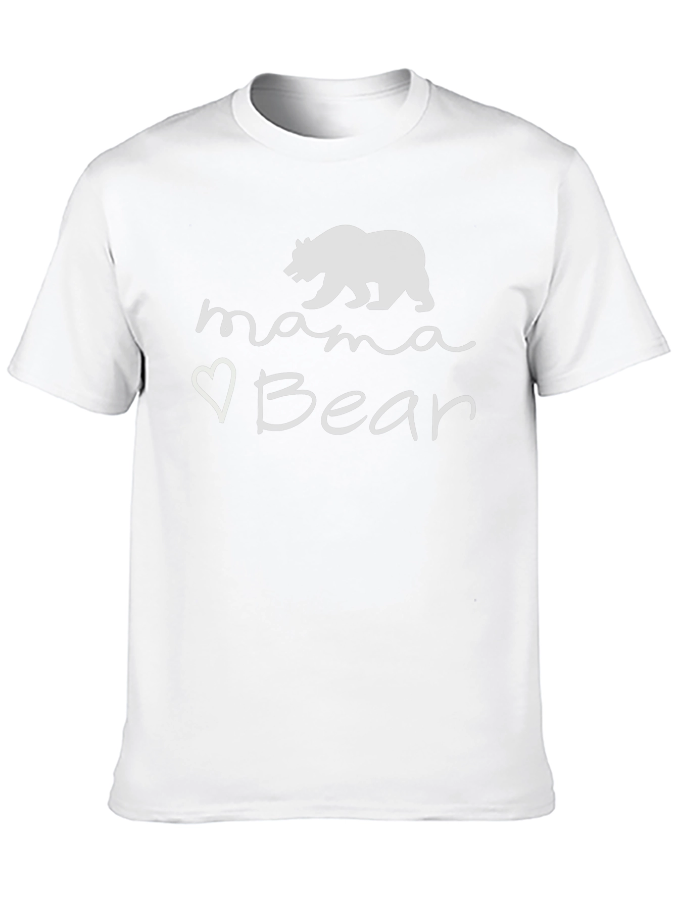 Mama Bear Graphic Tee -  Comfortable Black T-Shirt