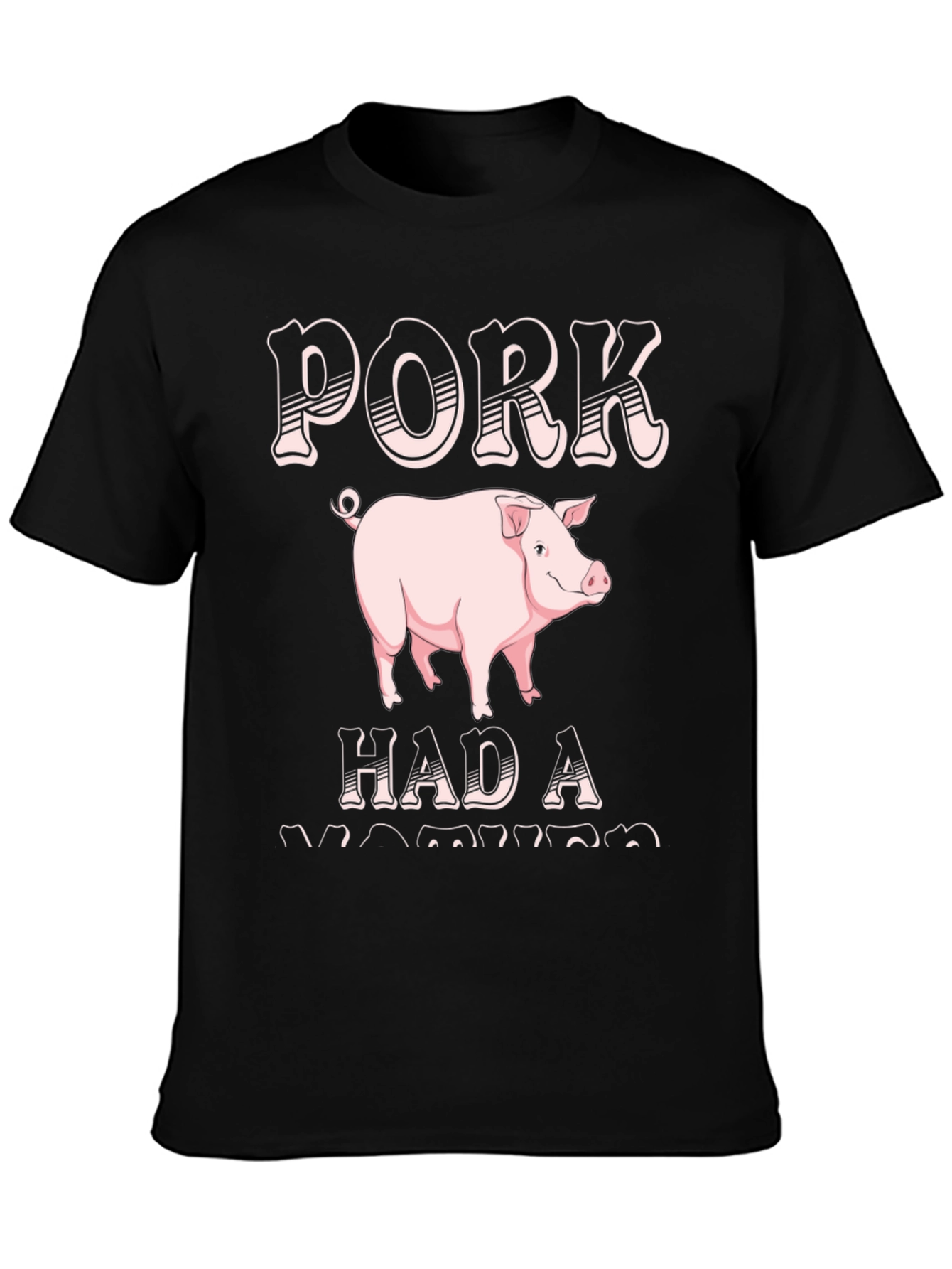 Pork Had A Wiener Funny Mens T-Shirt