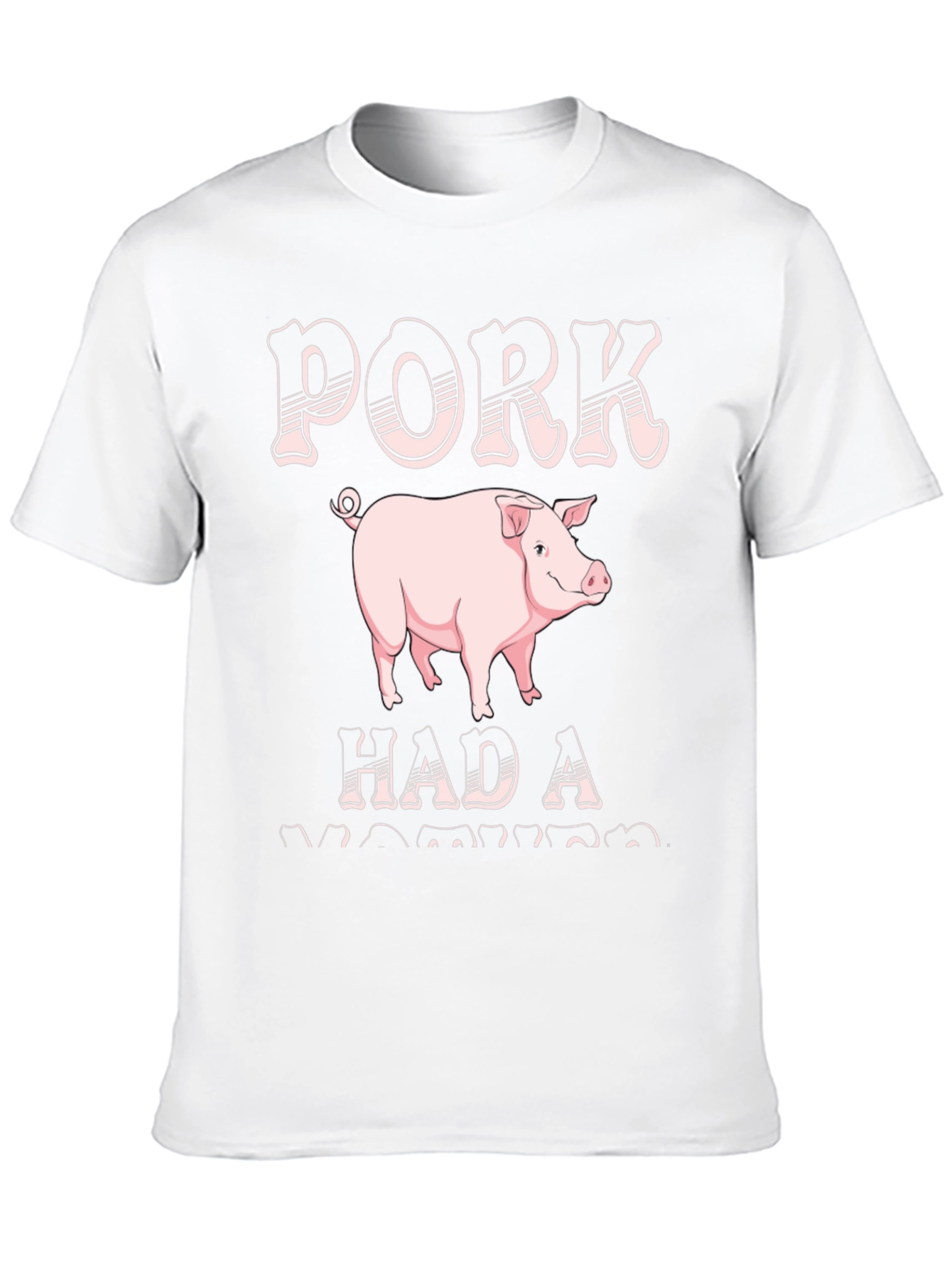 Pork Had A Wiener Funny Mens T-Shirt
