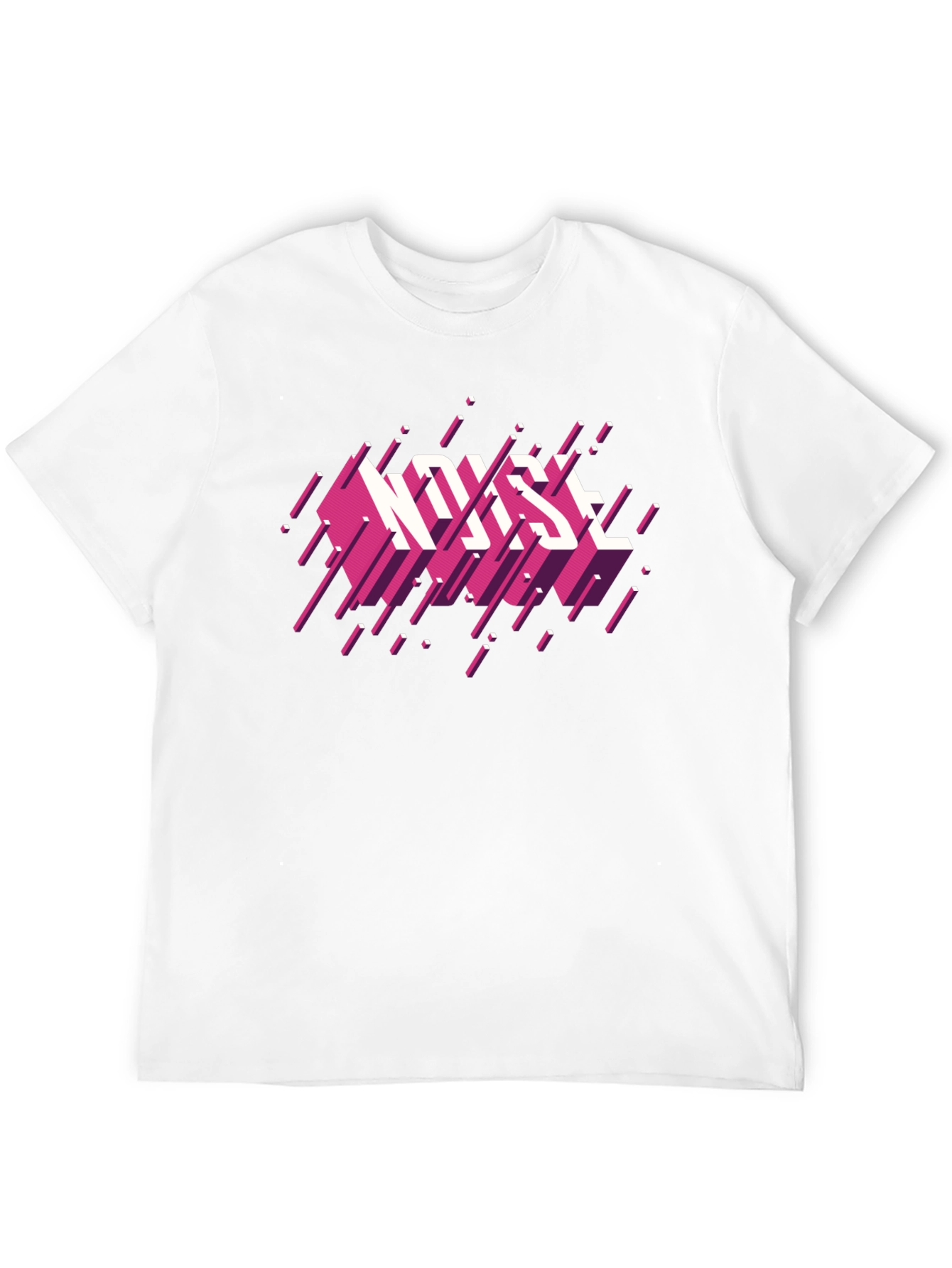 Retro Noise Graphic Black T-Shirt