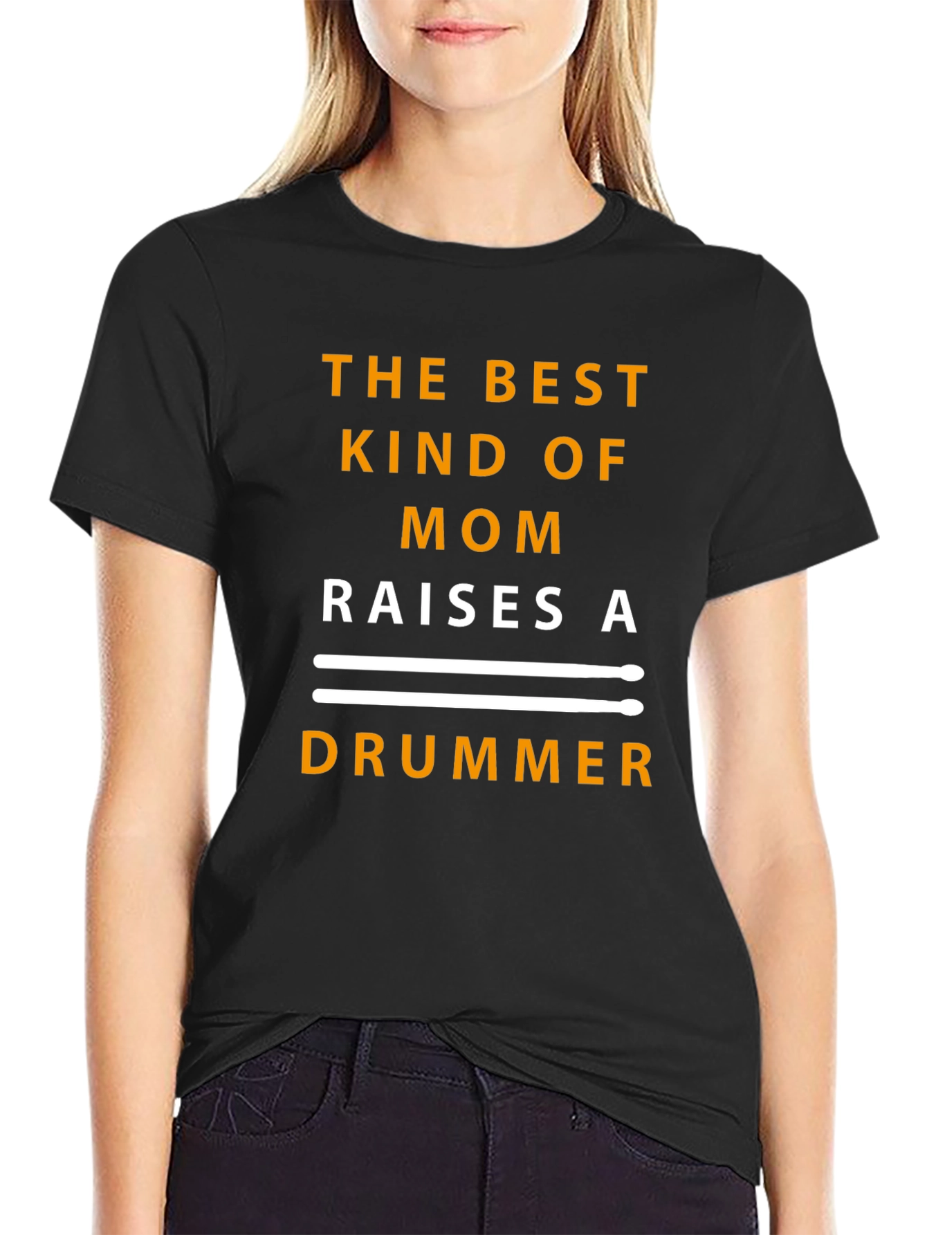Drummer Mom Graphic T-Shirt