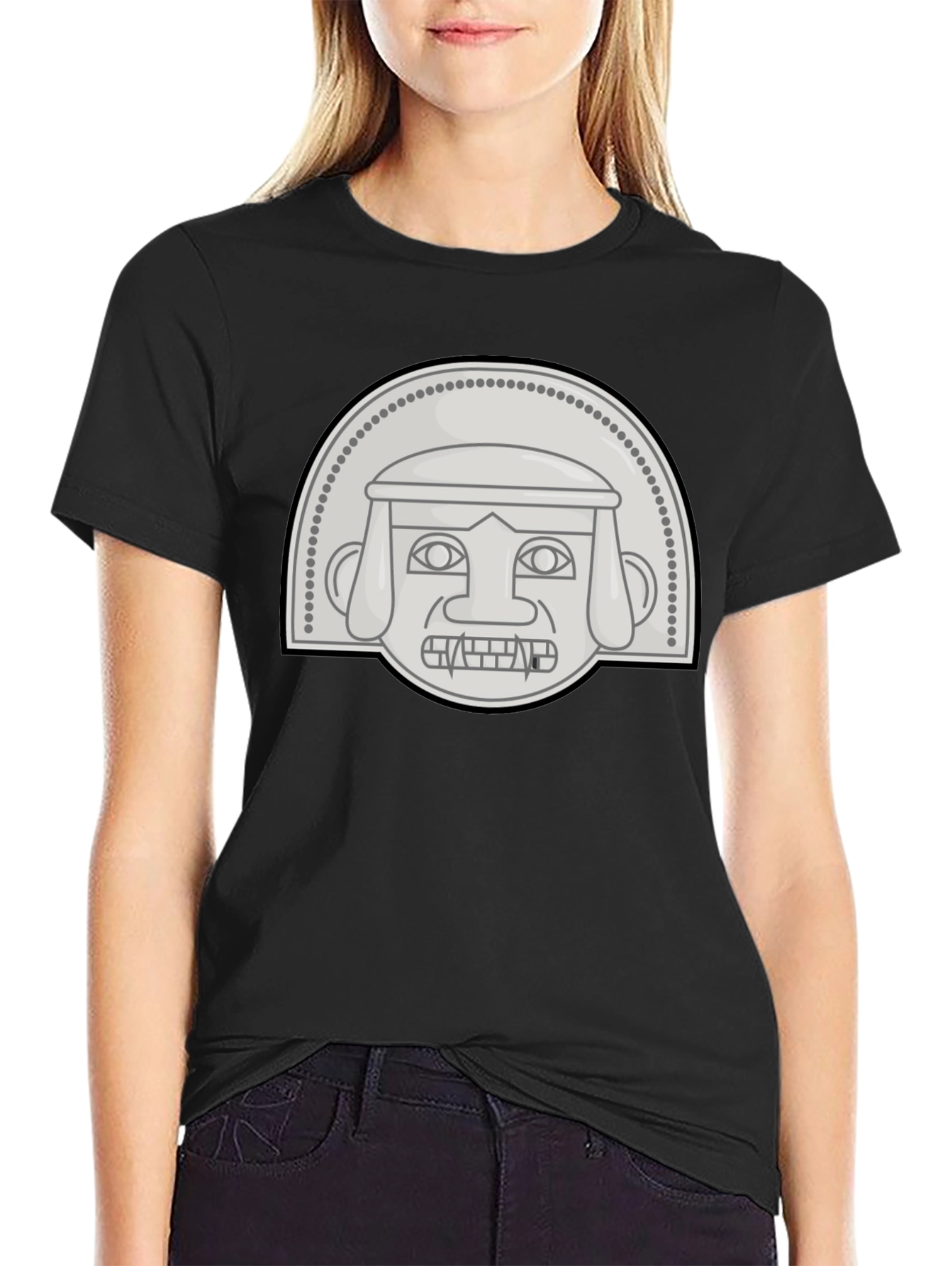 Aztec Head Graphic Tee