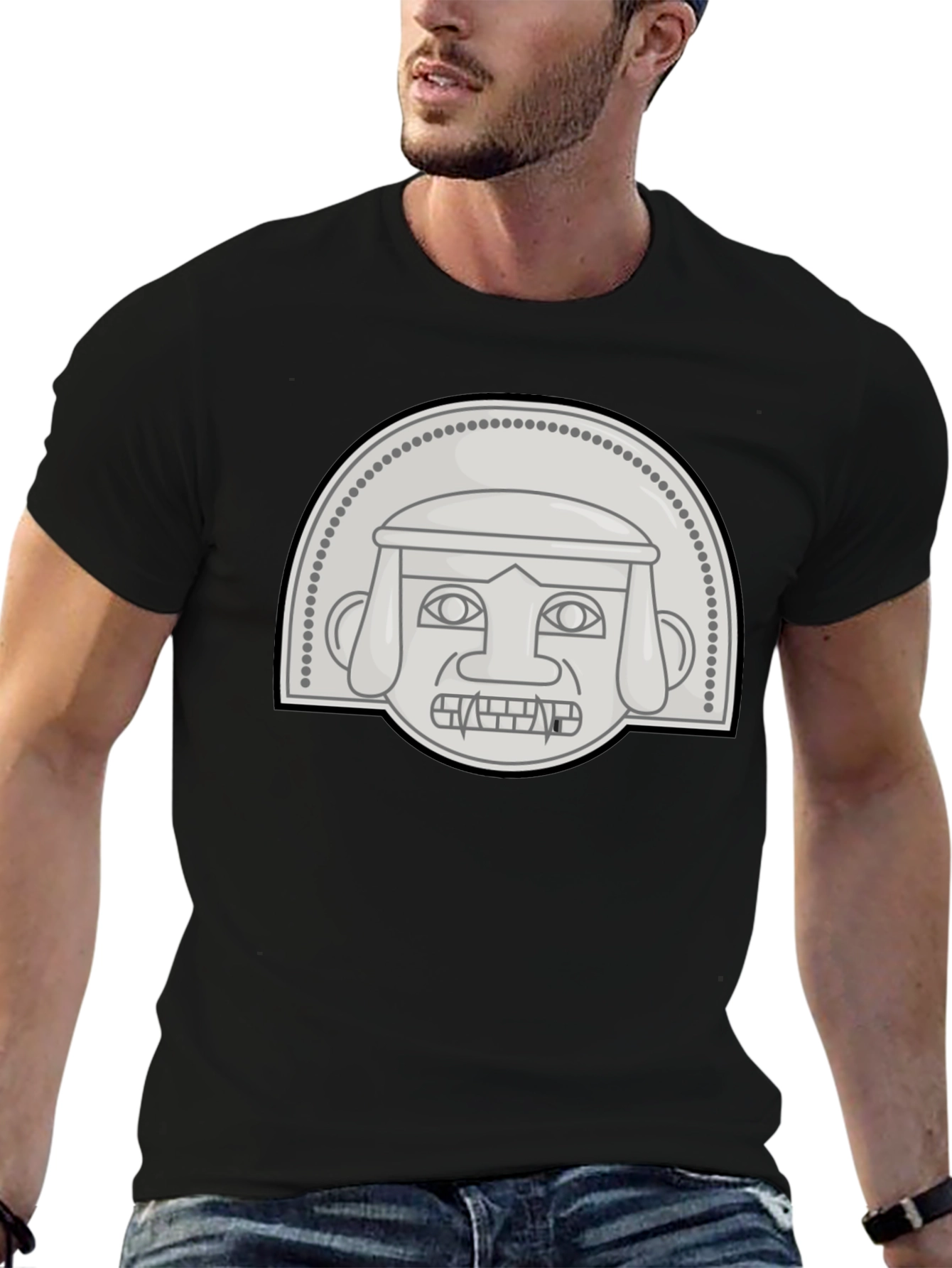Aztec Head Graphic Tee