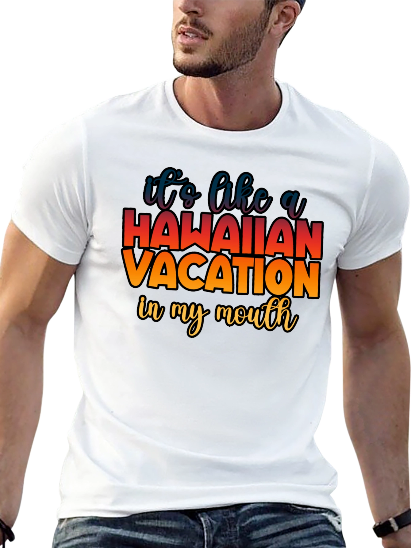 Hawaiian Vacation T-Shirt - Funny Foodie Tee