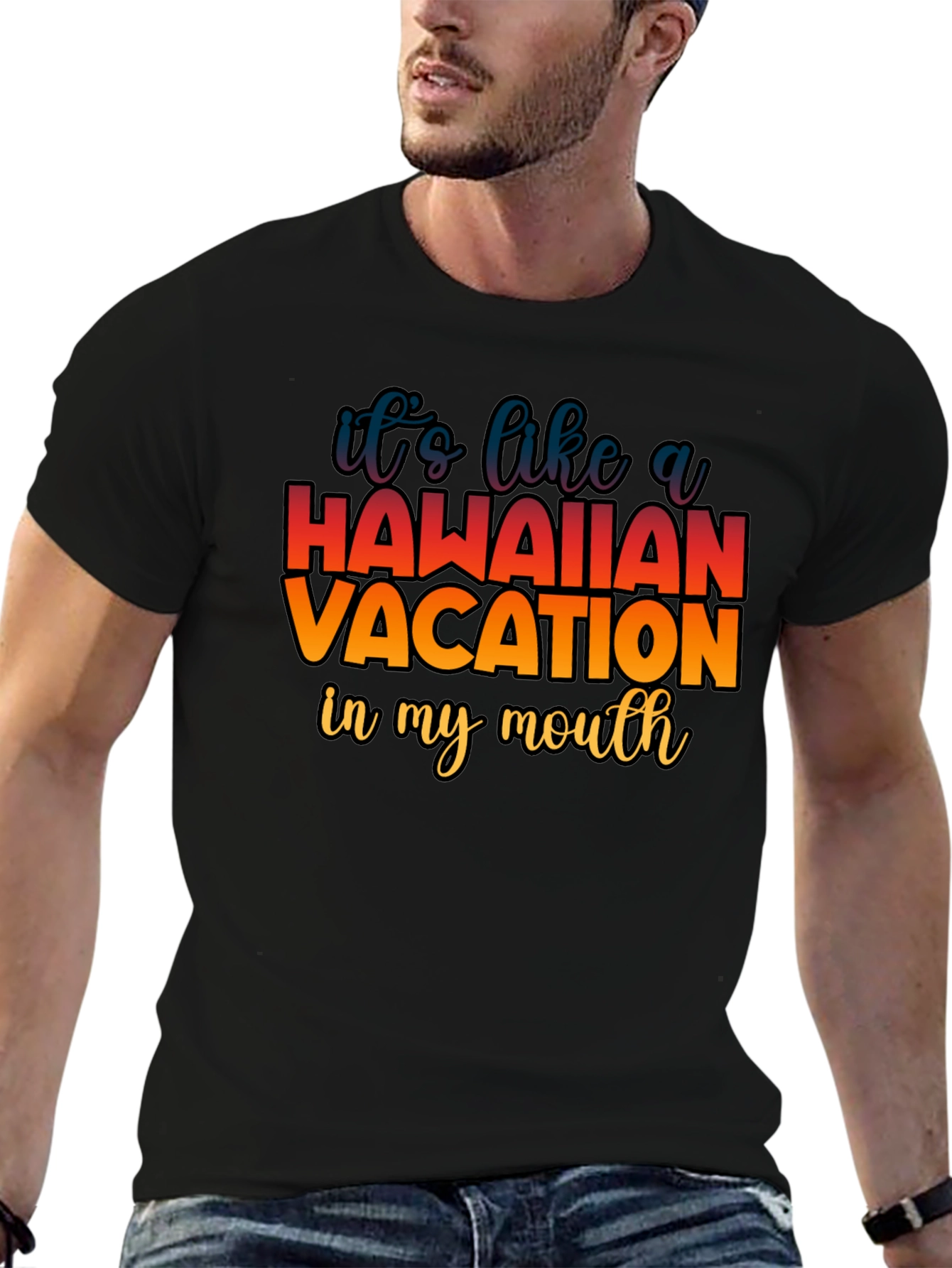 Hawaiian Vacation T-Shirt - Funny Foodie Tee