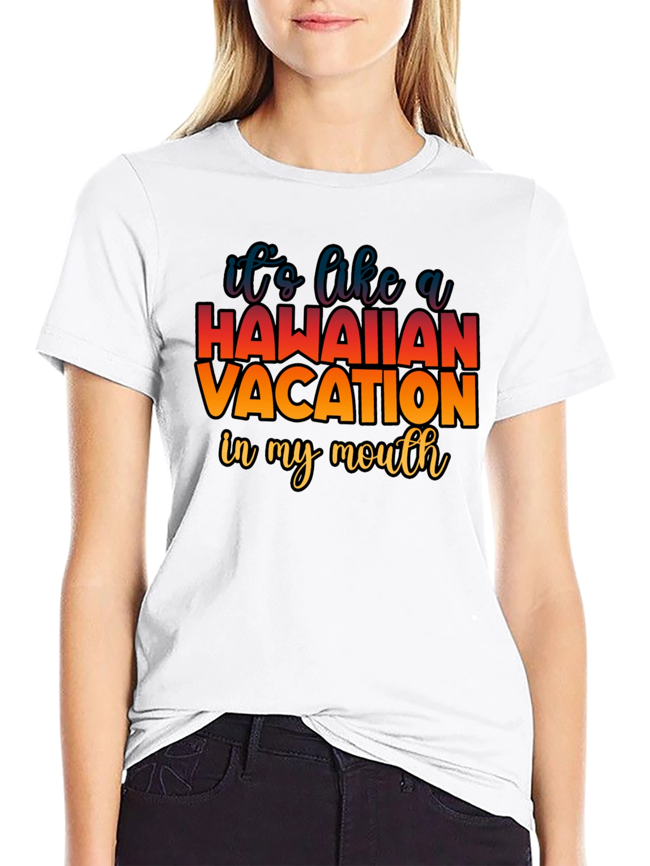 Hawaiian Vacation T-Shirt - Funny Foodie Tee