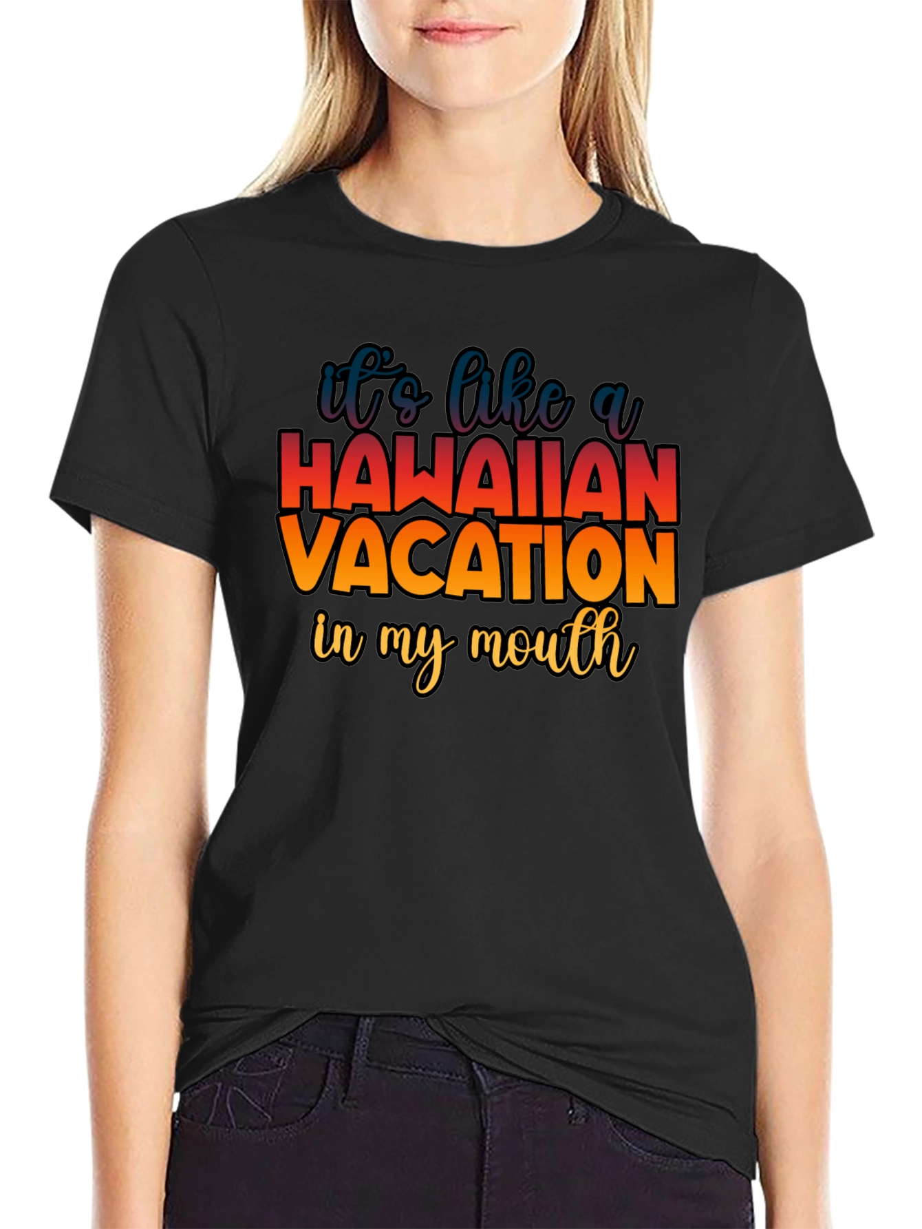 Hawaiian Vacation T-Shirt - Funny Foodie Tee