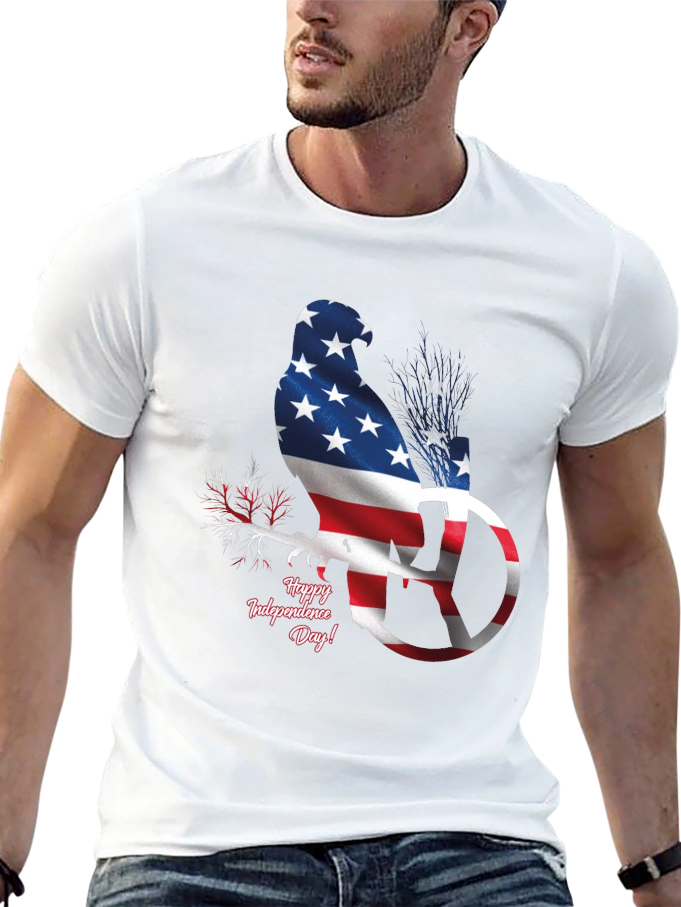 Patriotic Eagle USA Flag T-Shirt