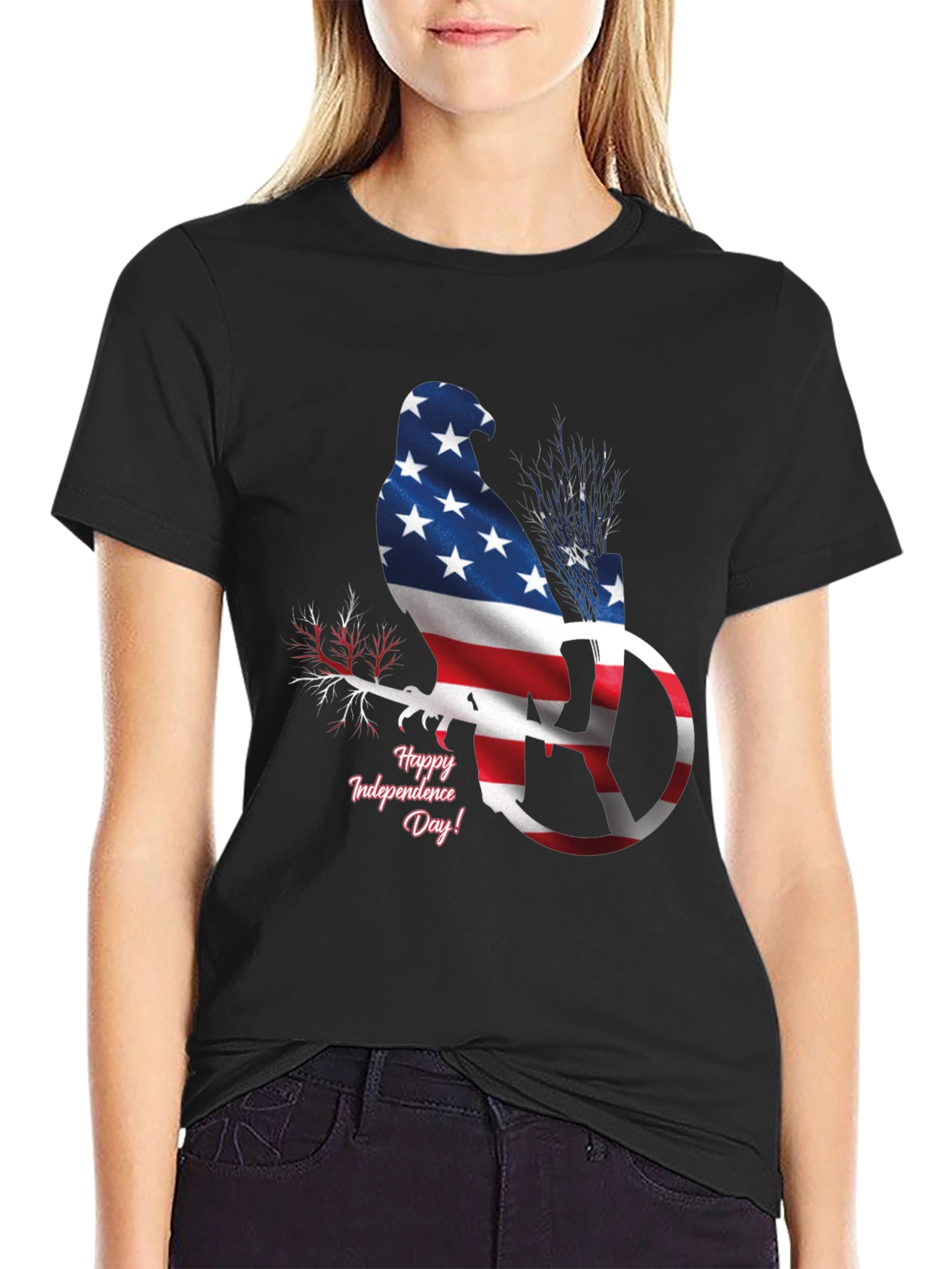 Patriotic Eagle USA Flag T-Shirt