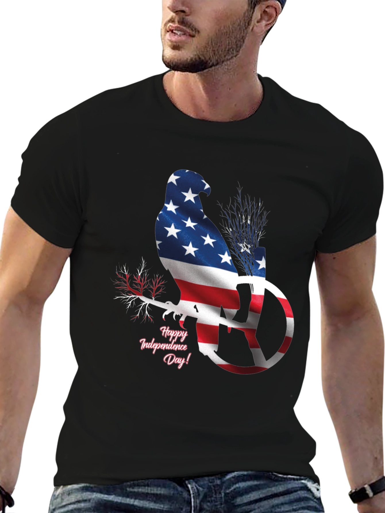 Patriotic Eagle USA Flag T-Shirt