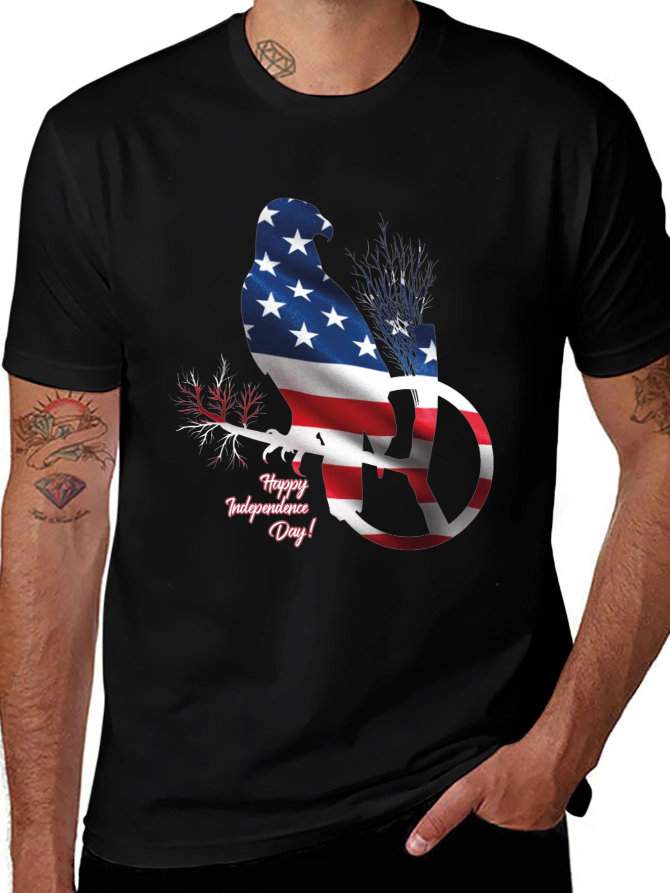 Patriotic Eagle USA Flag T-Shirt