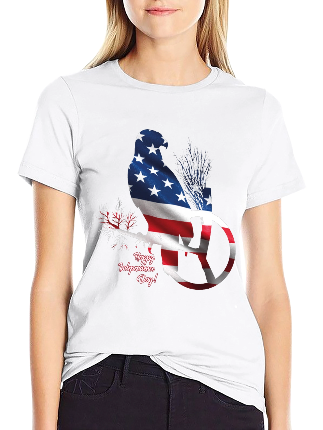 Patriotic Eagle USA Flag T-Shirt