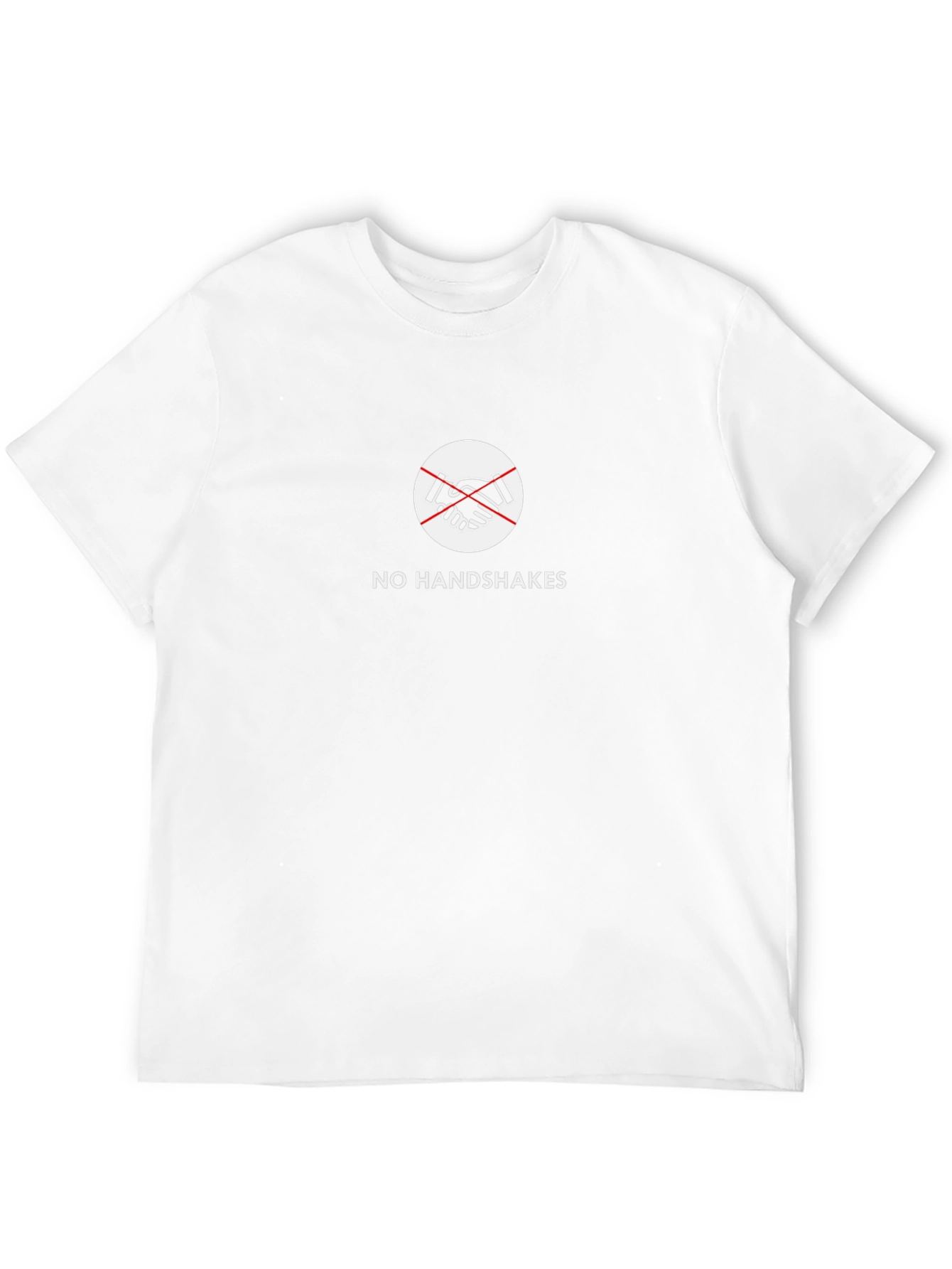 No Handshakes Graphic Tee - Social Distancing Apparel