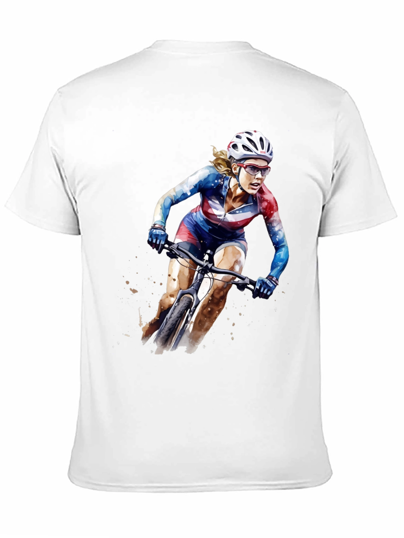 USA Cycling Watercolor T-Shirt