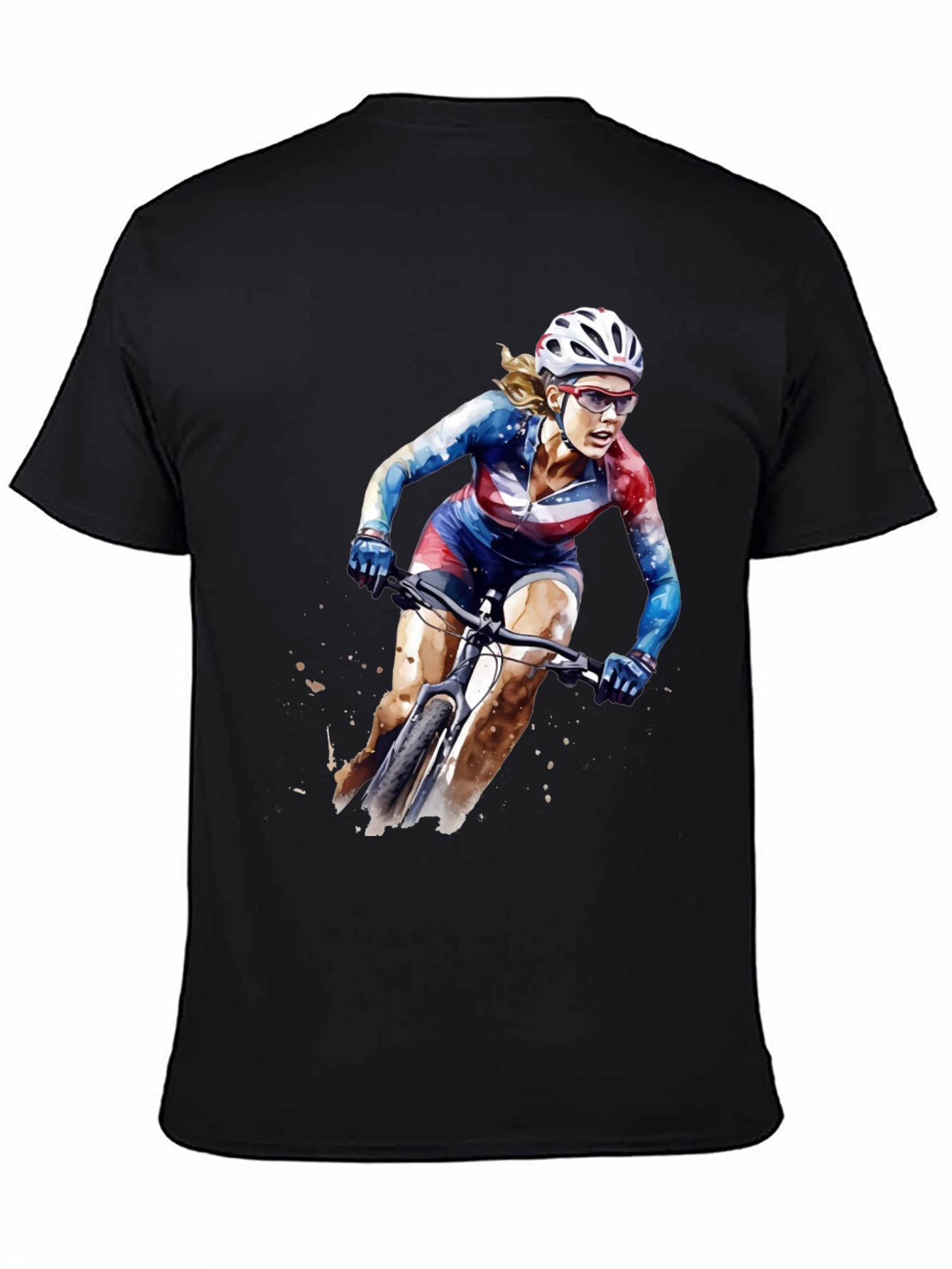 USA Cycling Watercolor T-Shirt