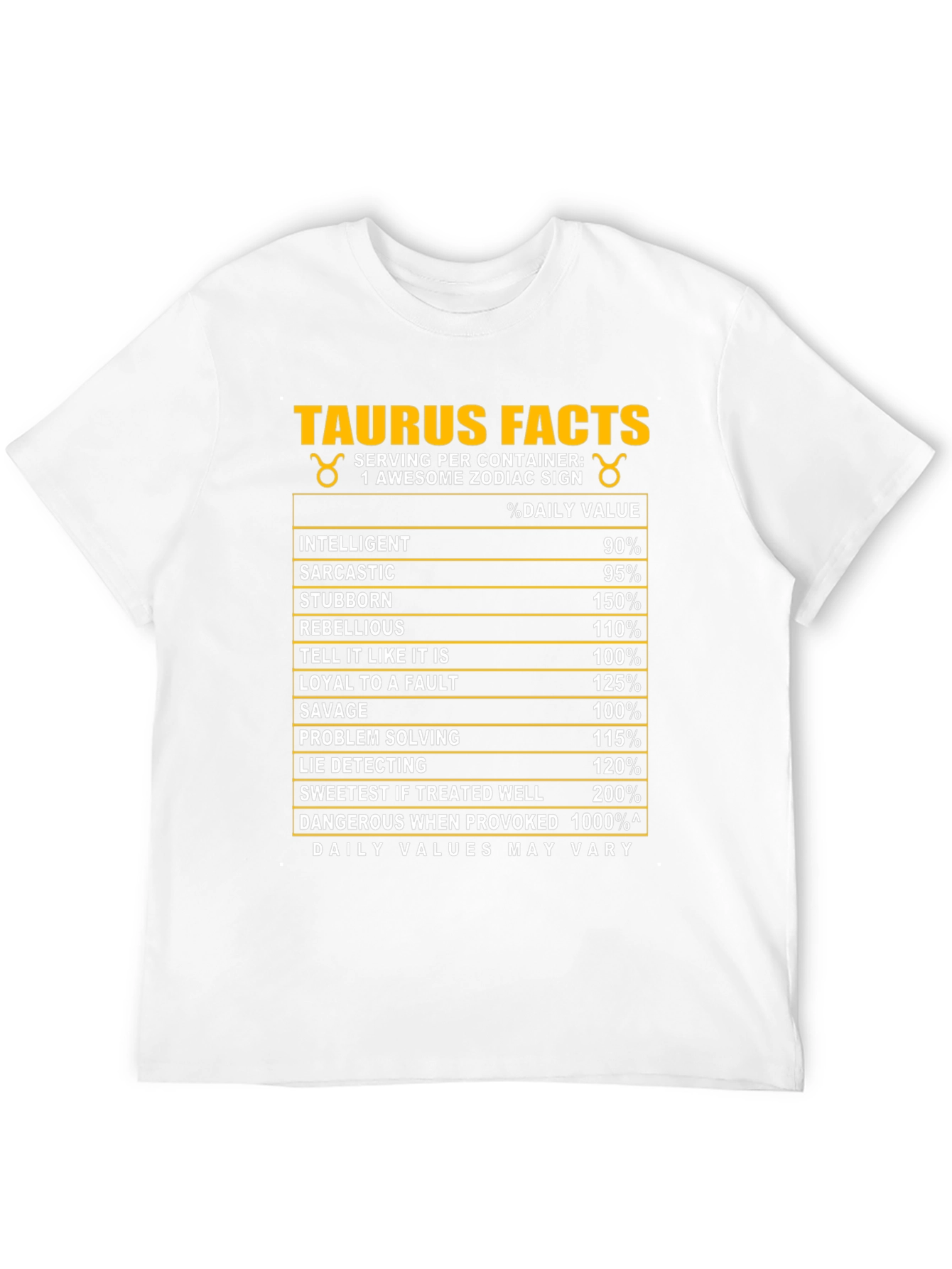 Taurus Zodiac Facts T-Shirt
