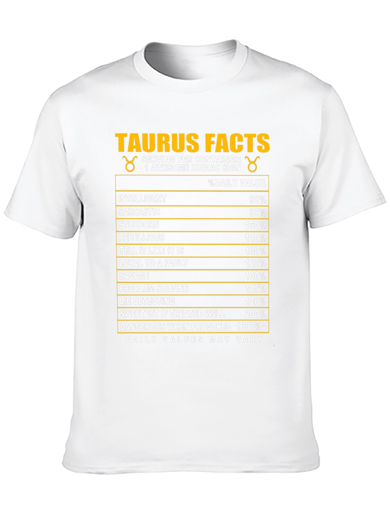 Taurus Zodiac Facts T-Shirt
