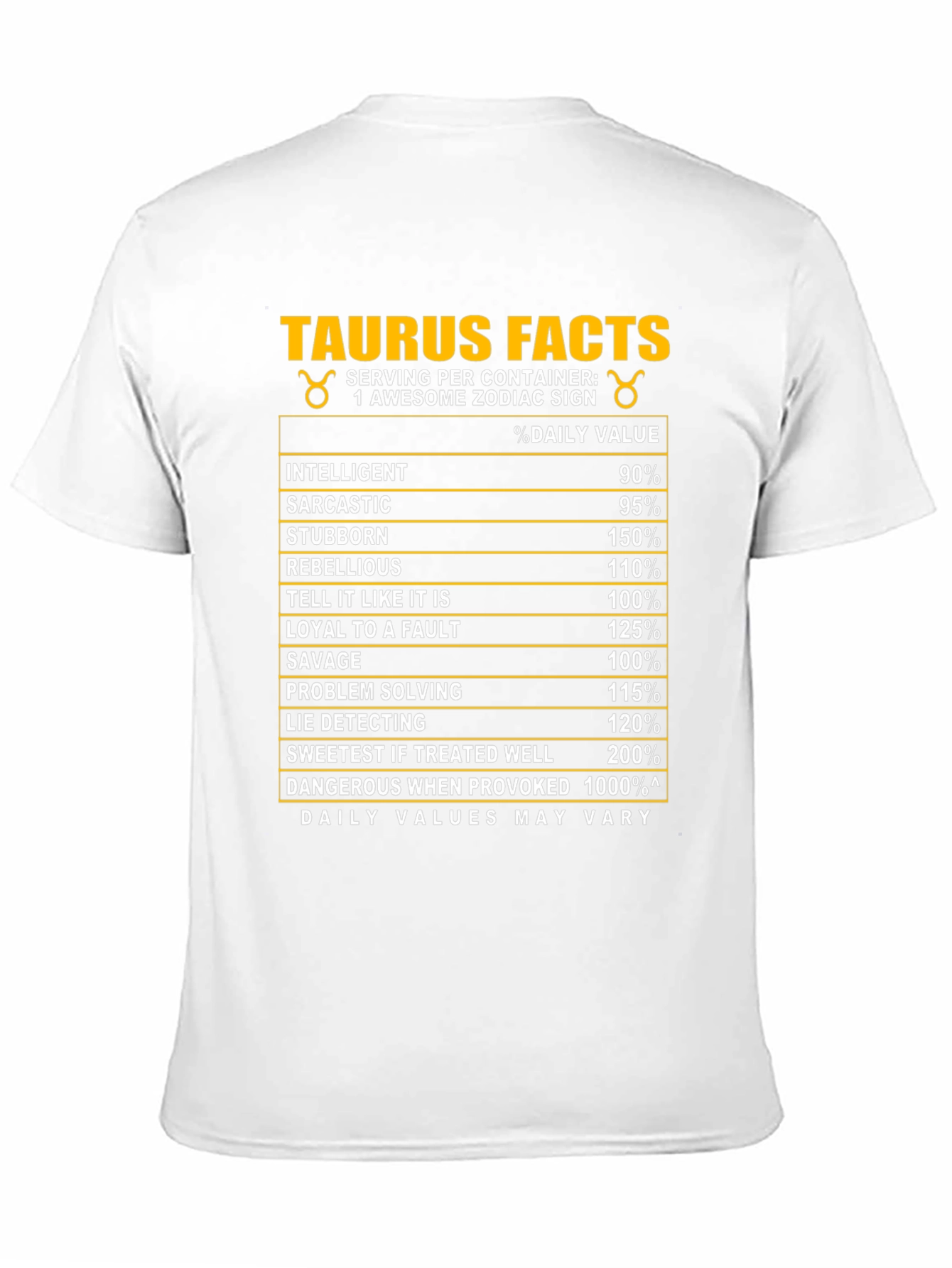Taurus Zodiac Facts T-Shirt