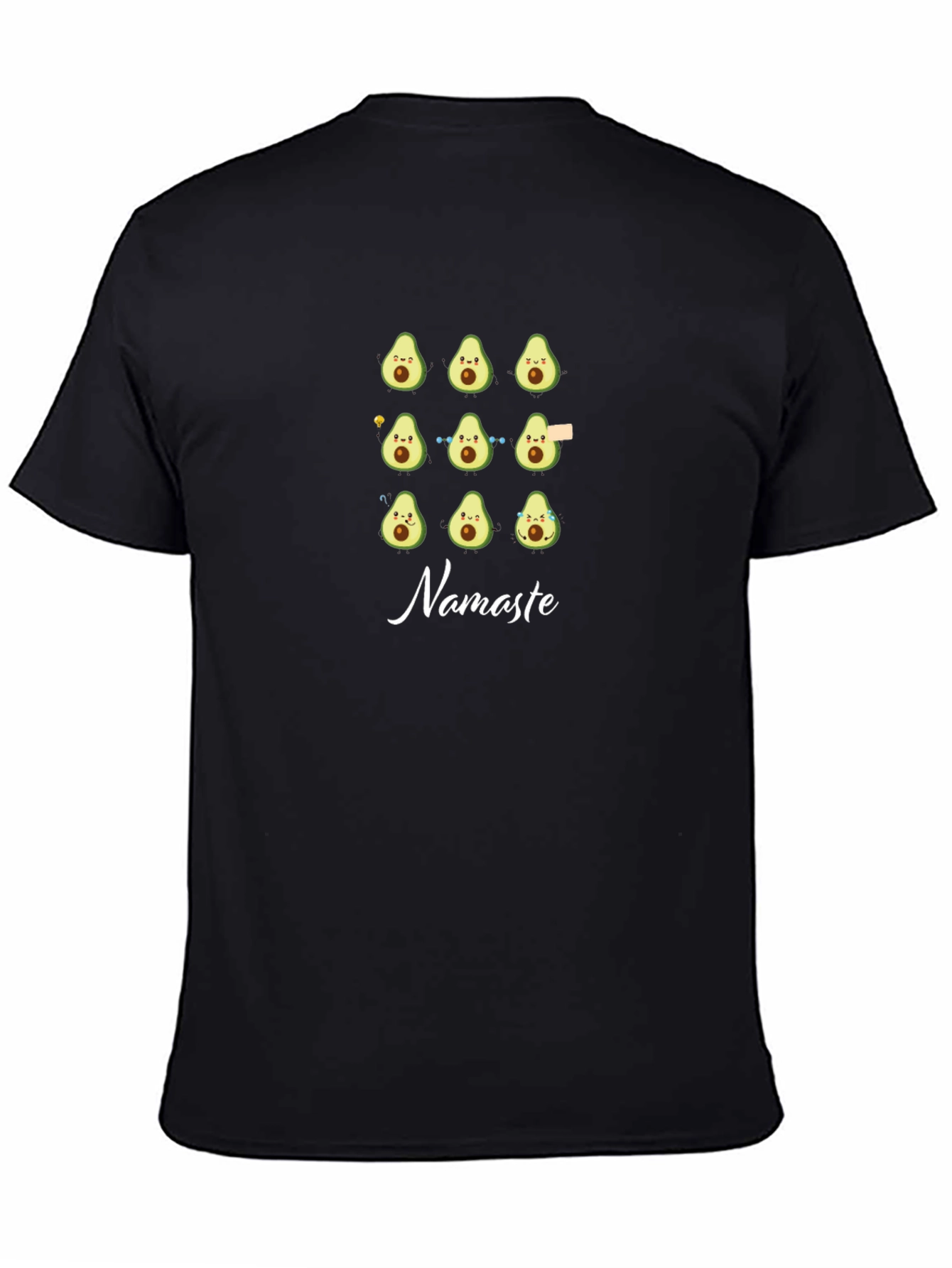 Avocado Namaste Black T-Shirt