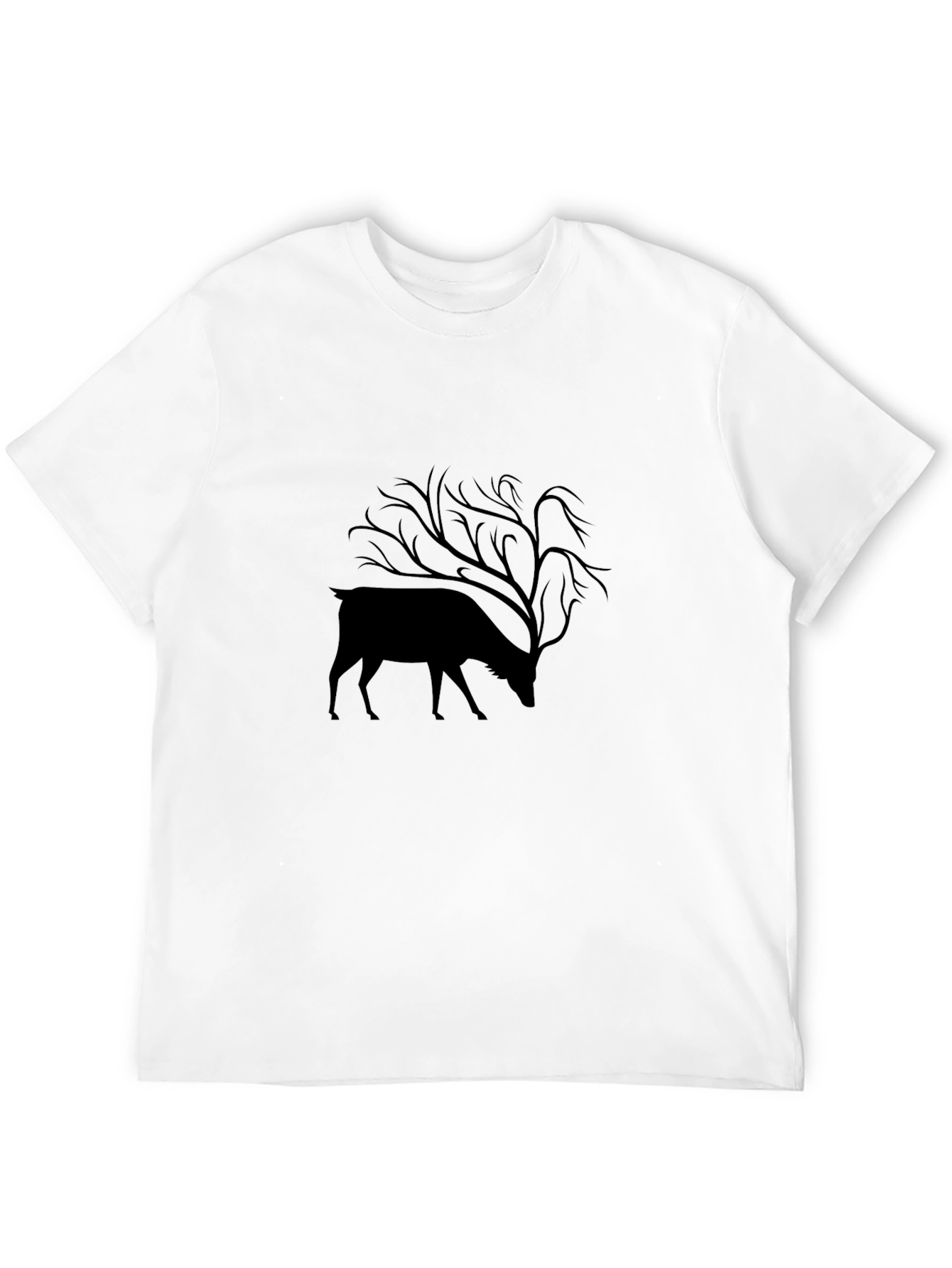 Nature Deer Tree T-Shirt - Stylish Graphic Tee