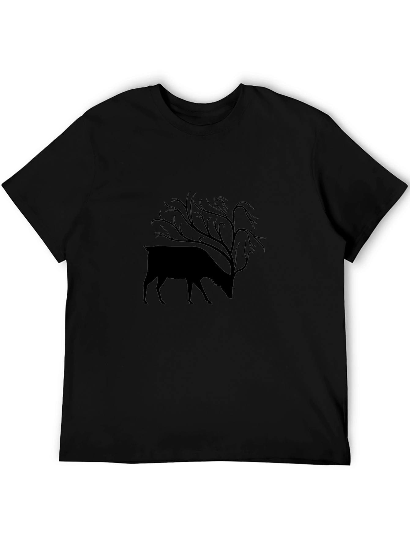 Nature Deer Tree T-Shirt - Stylish Graphic Tee