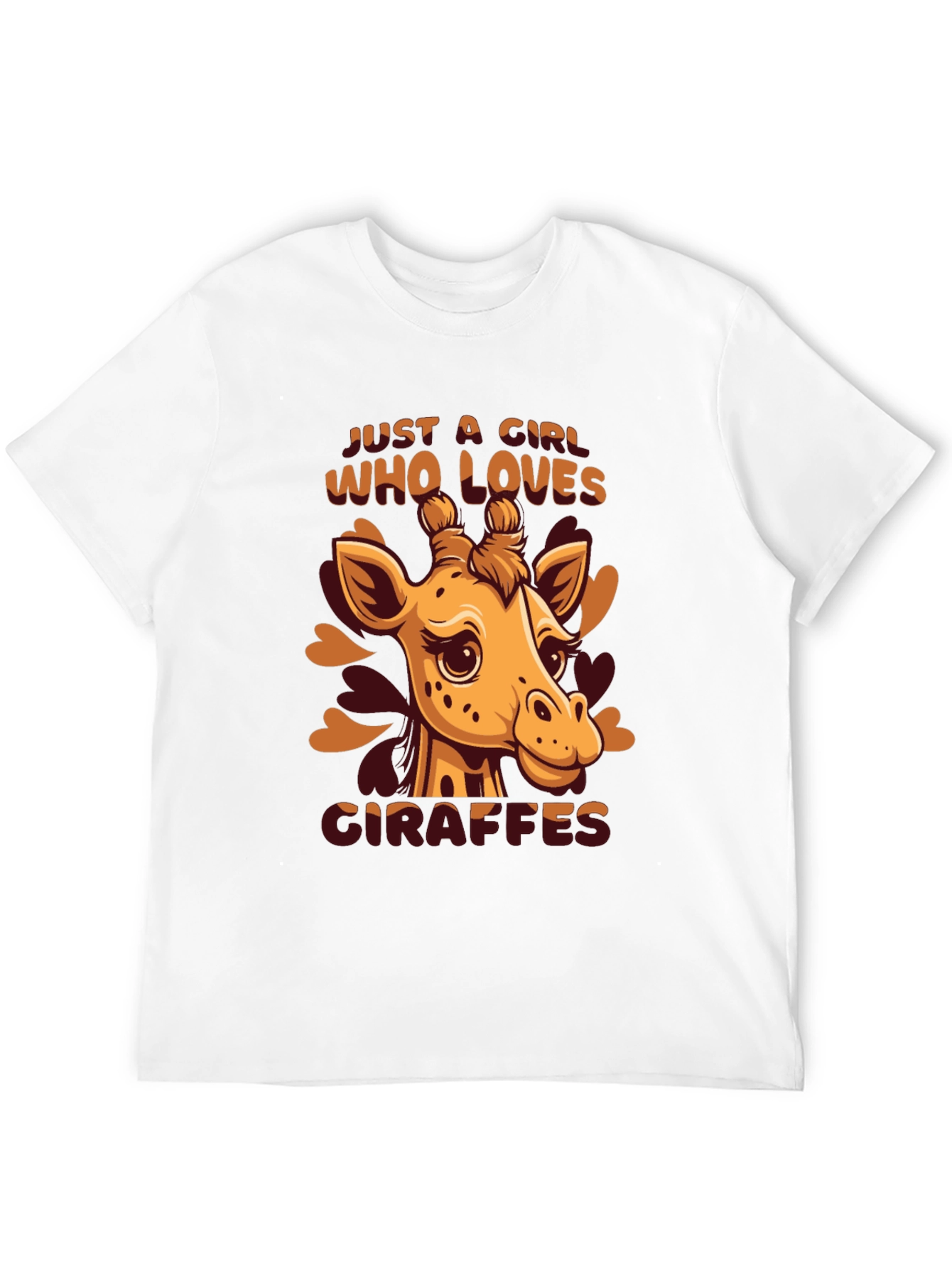 Giraffe Lover T-Shirt - Cute Animal Graphic Tee