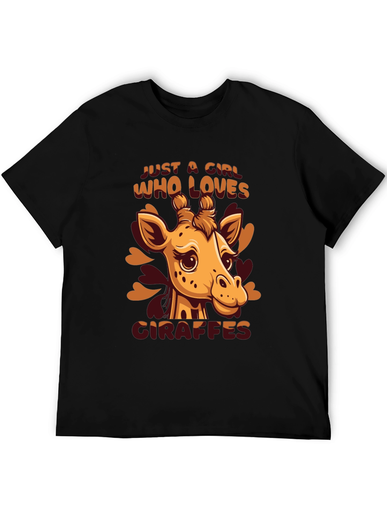 Giraffe Lover T-Shirt - Cute Animal Graphic Tee