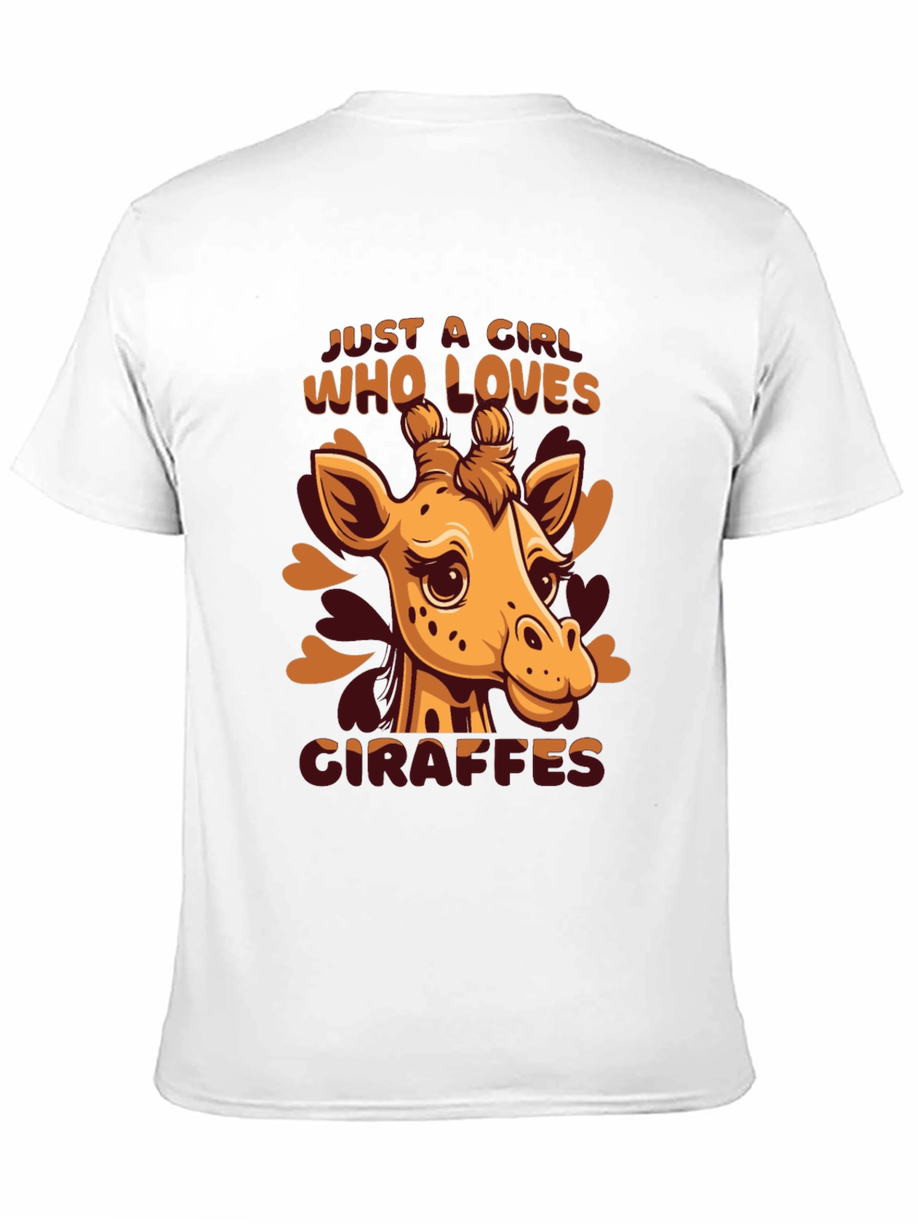 Giraffe Lover T-Shirt - Cute Animal Graphic Tee